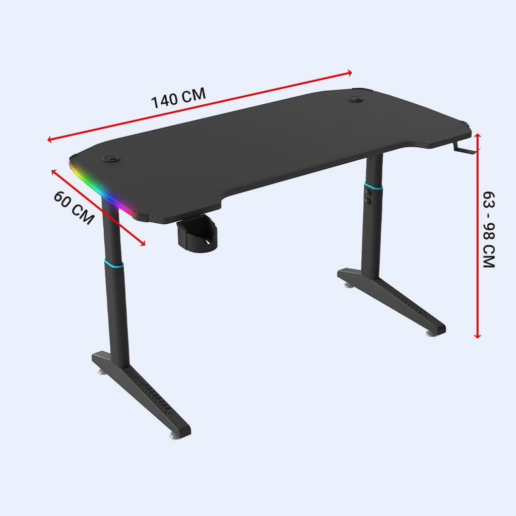 Savya Table Savya Home Multipurpose Manual Height Adjustable Engineered Wood Table ...
