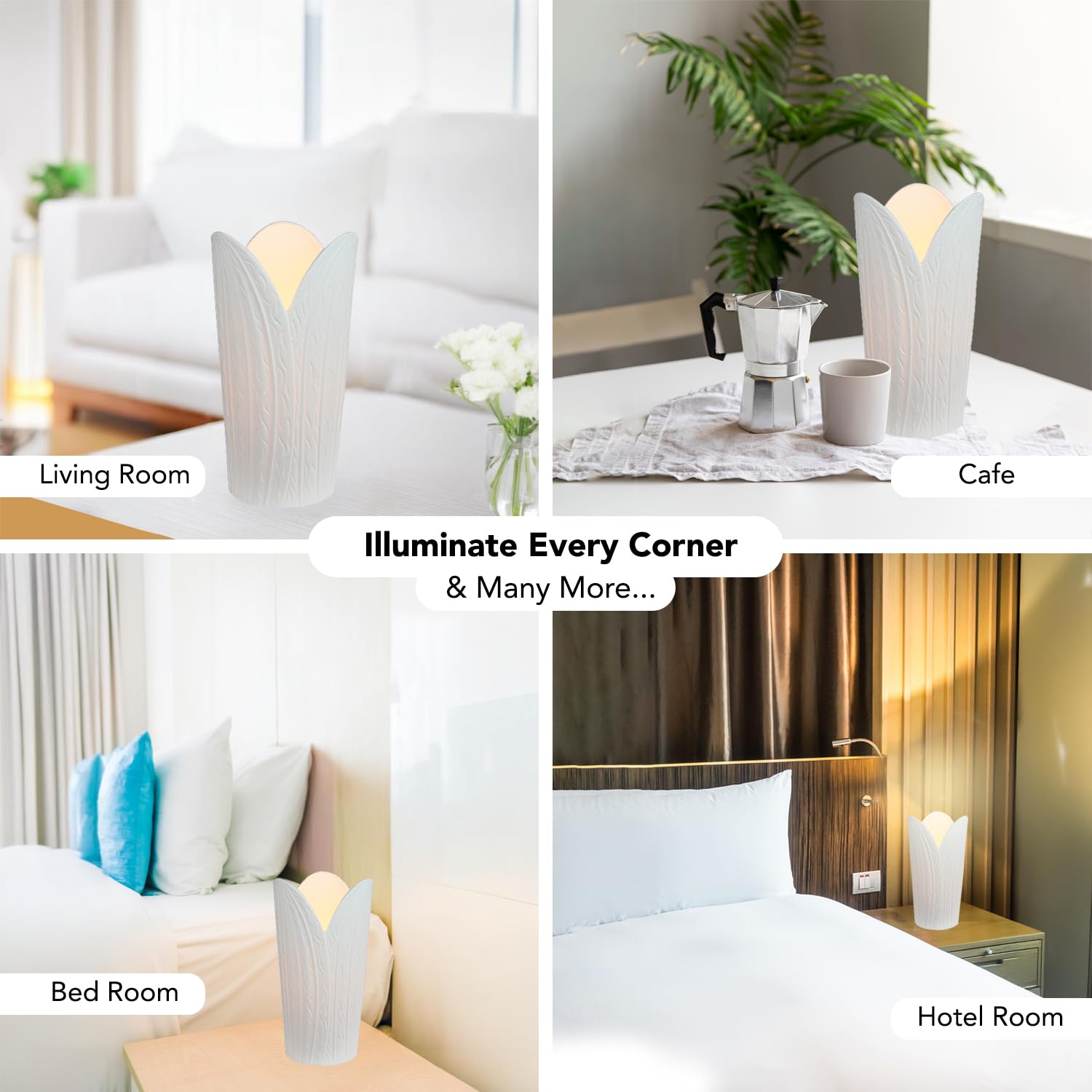 Ekhasa lotus lamp - bedside reading light