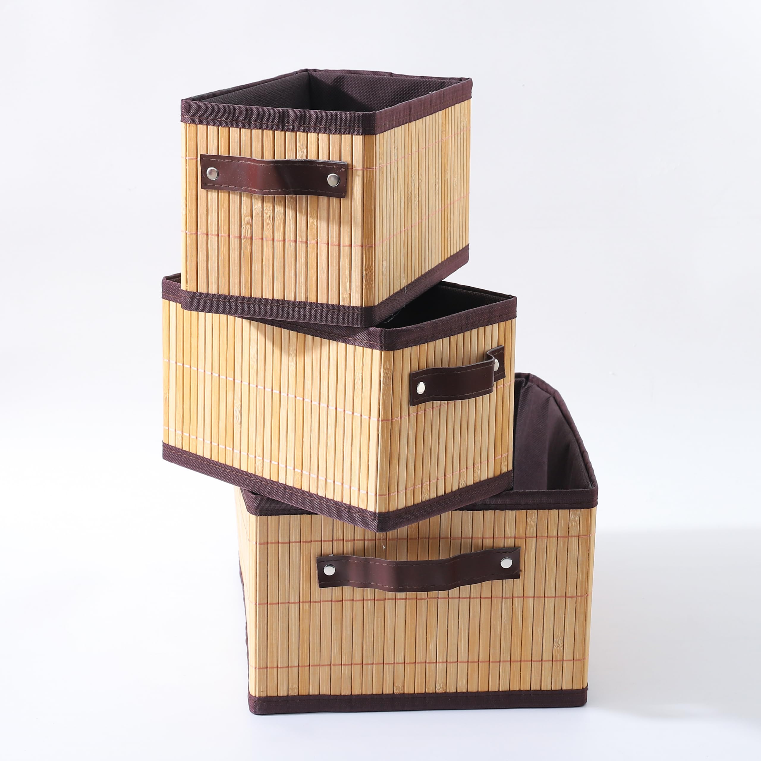 Kuber Durable Bamboo Basket - Perfect for laundry day