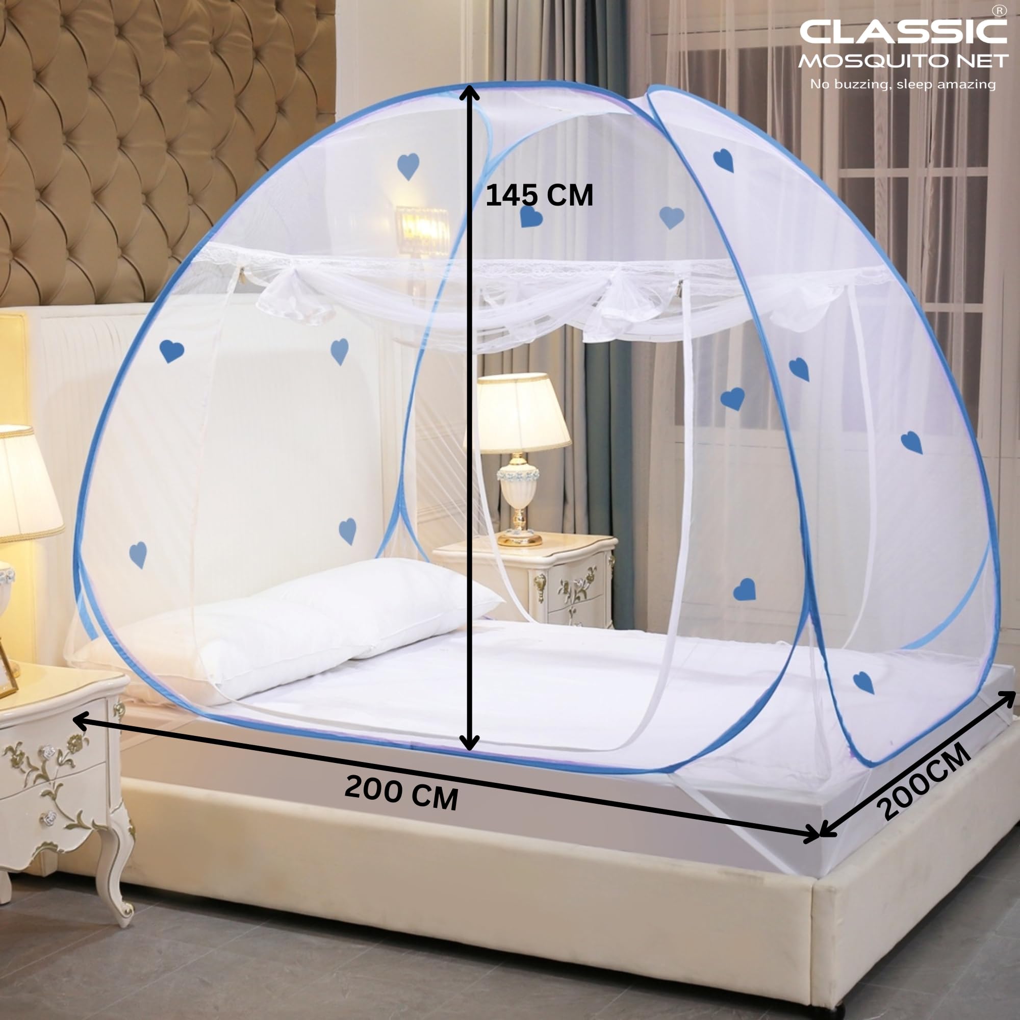 Classic Mosquito Net - Travel-friendly folding net