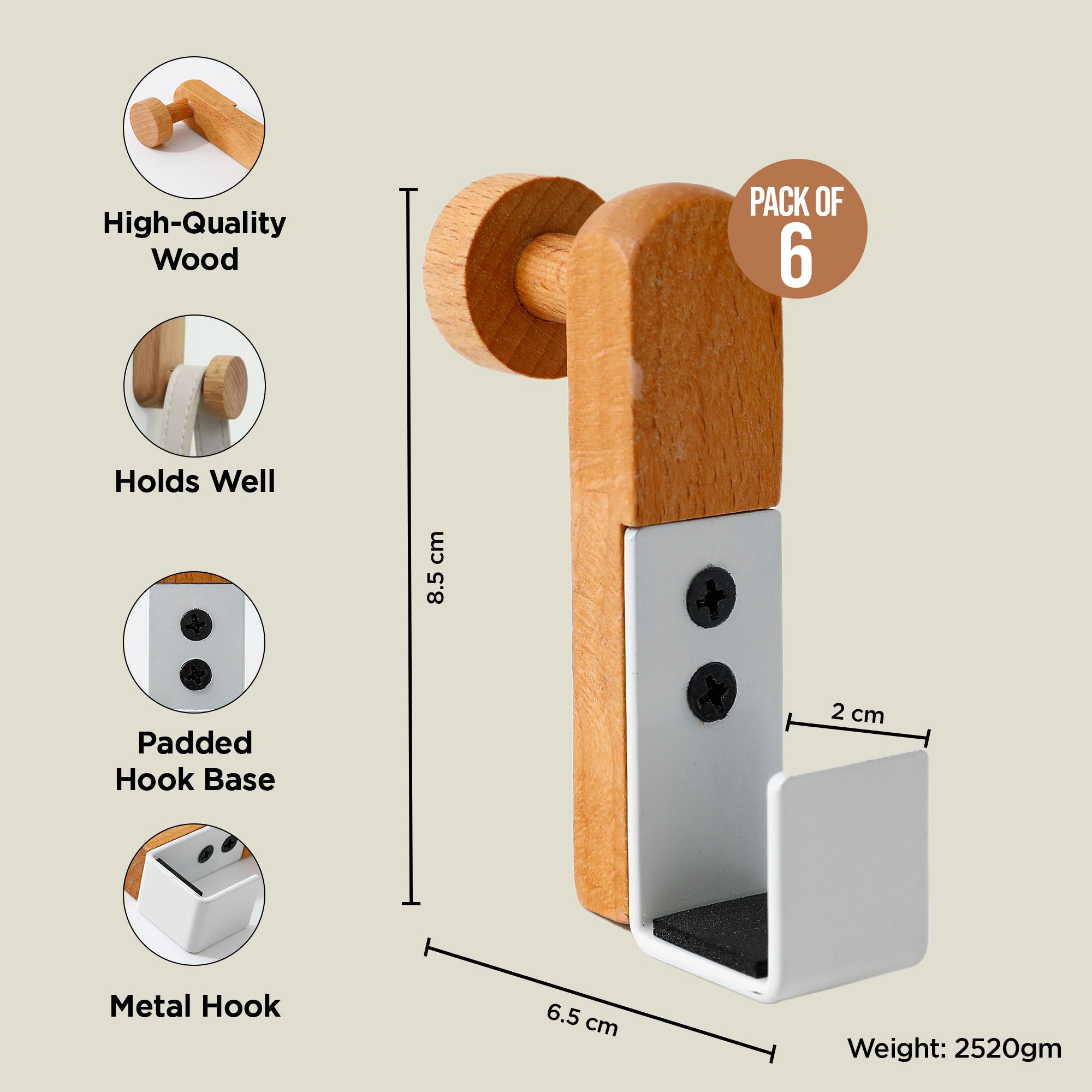UMAI hooks for clothes - functionality meets design