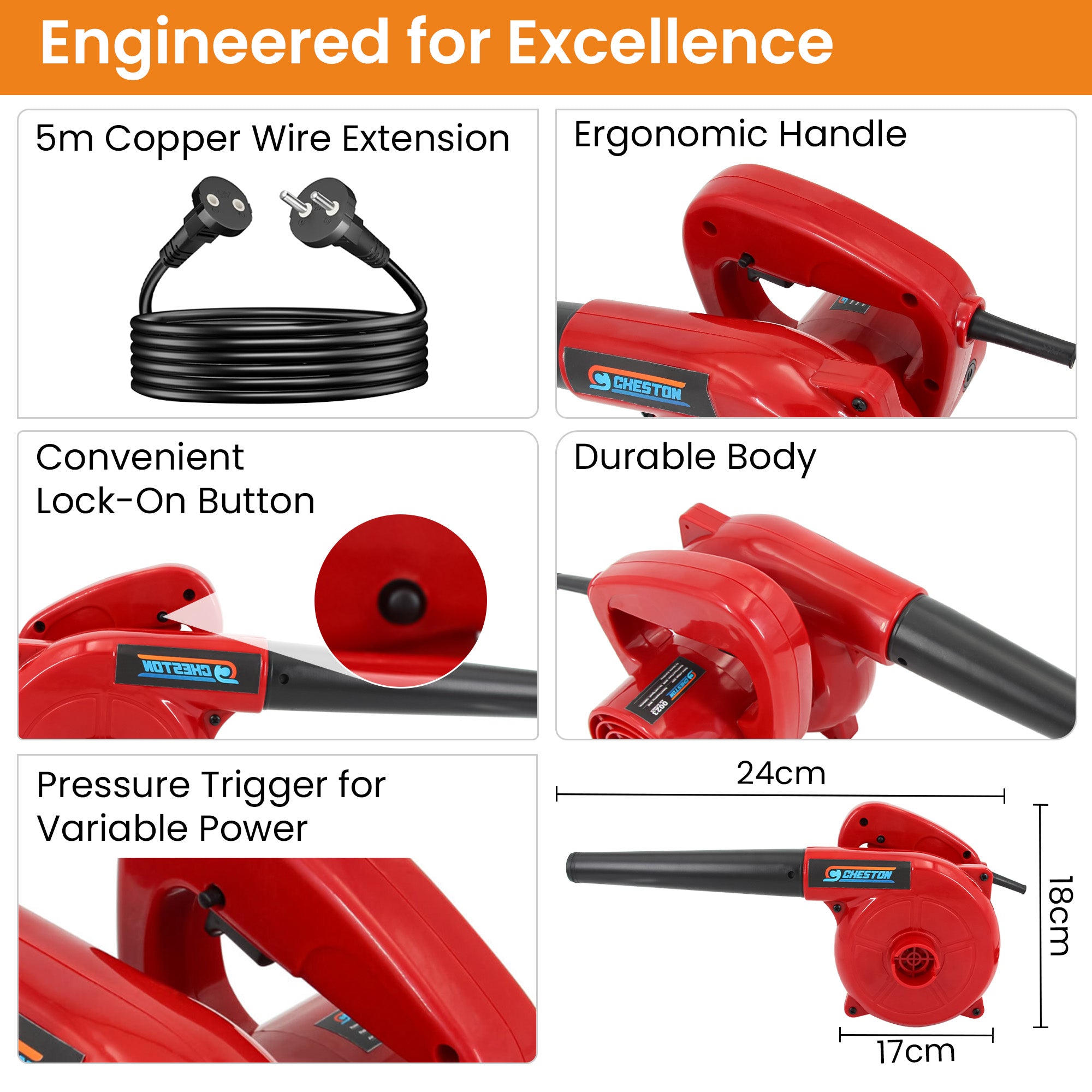 Cheston Leaf Blower - PC cleaning tool
