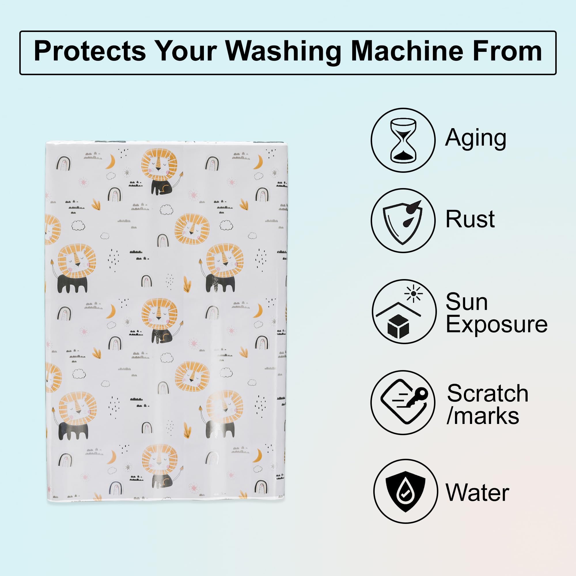 Kuber Washing Machine Cover - Ideal for indoor use