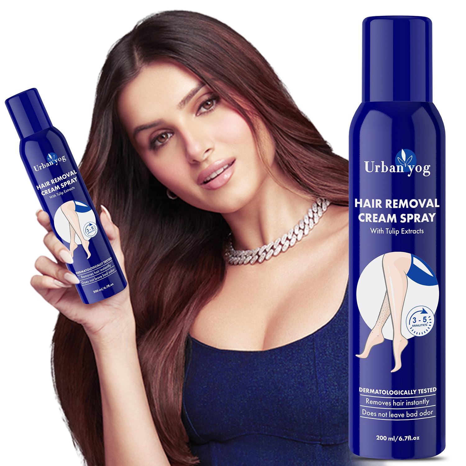 Urban Yog Hair Removal Spray - Quick hair removal for legs