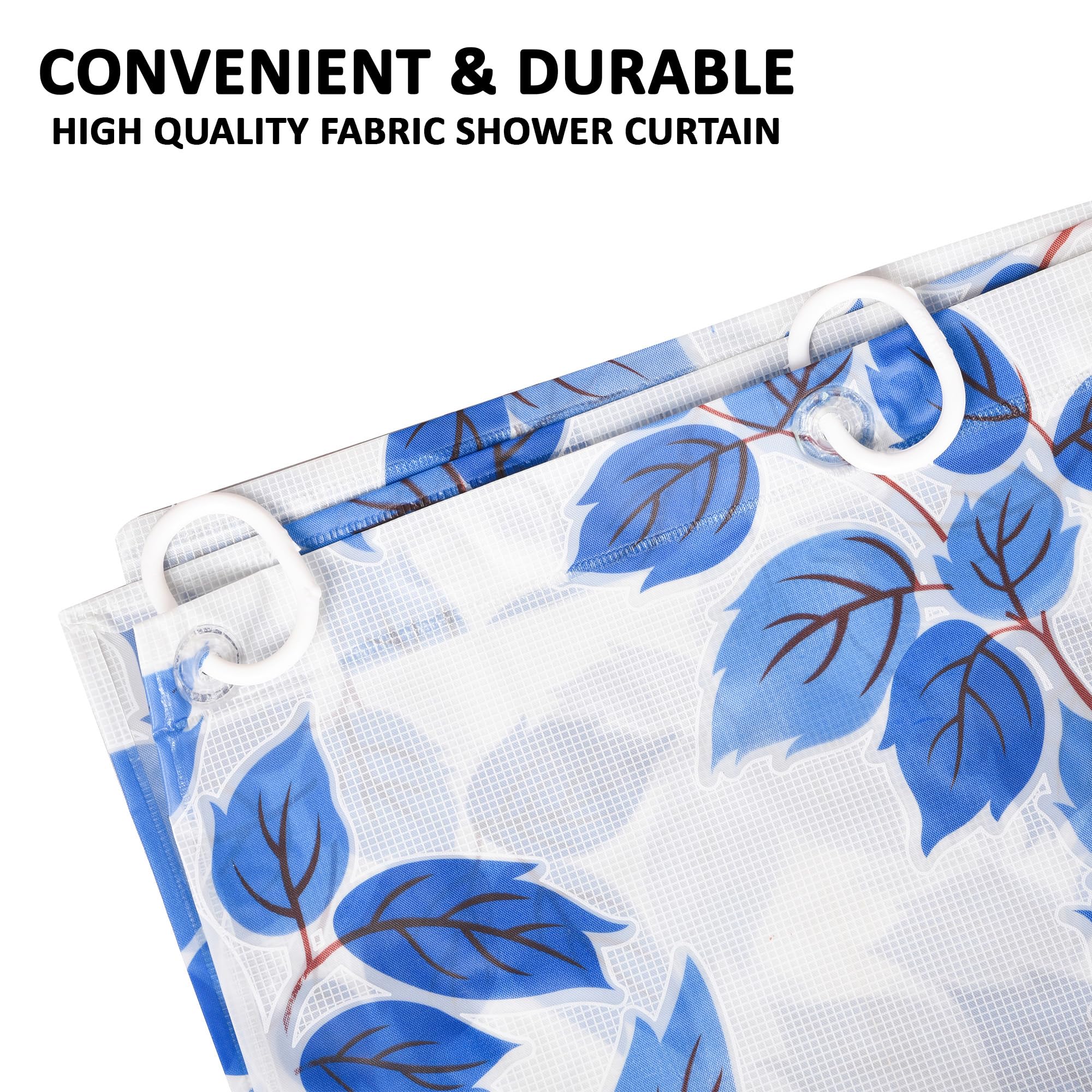 Kuber Industries shower curtain - Machine washable for effortless cleaning