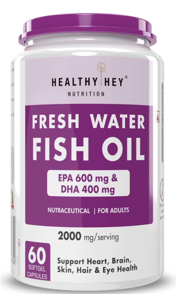 Healthyhey fish oil softgels - burpless omega-3 solution