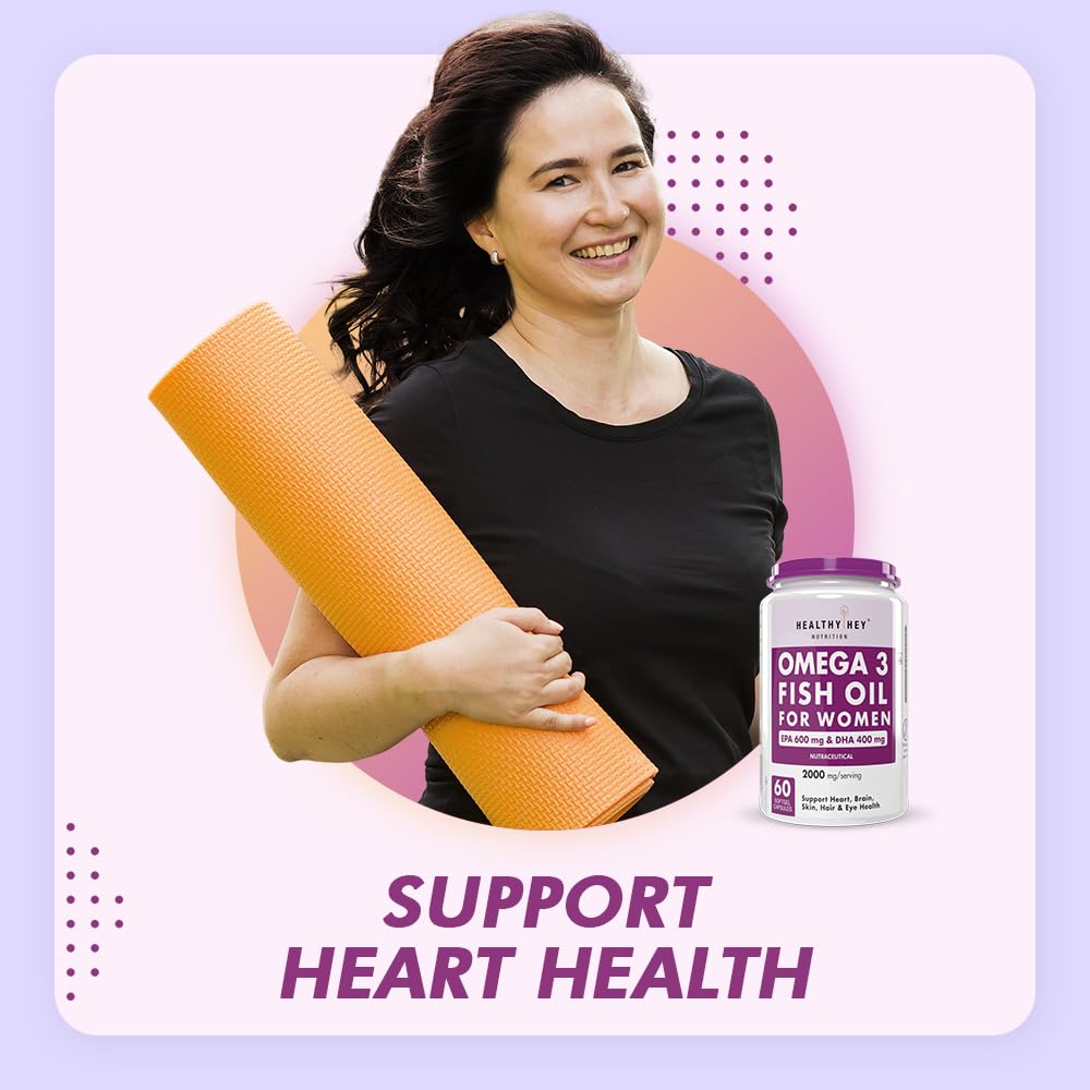 Healthyhey Omega 3 Capsules - Essential Omega-3 fatty acids