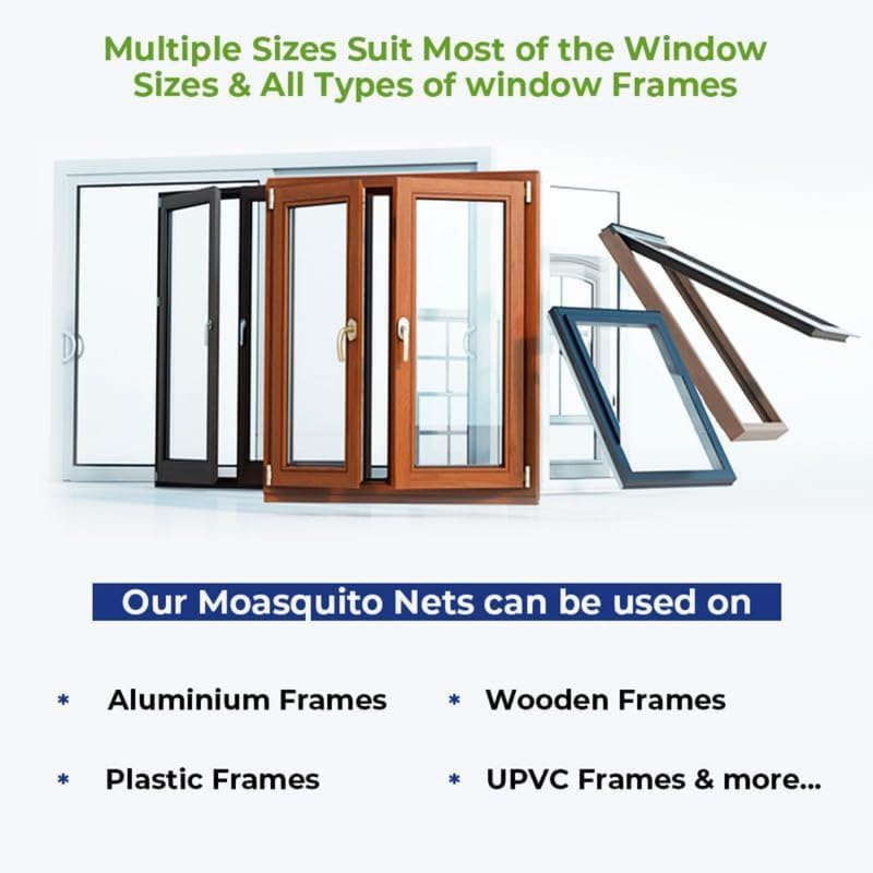 Classic Mosquito Net - Zippered Window Protection Use