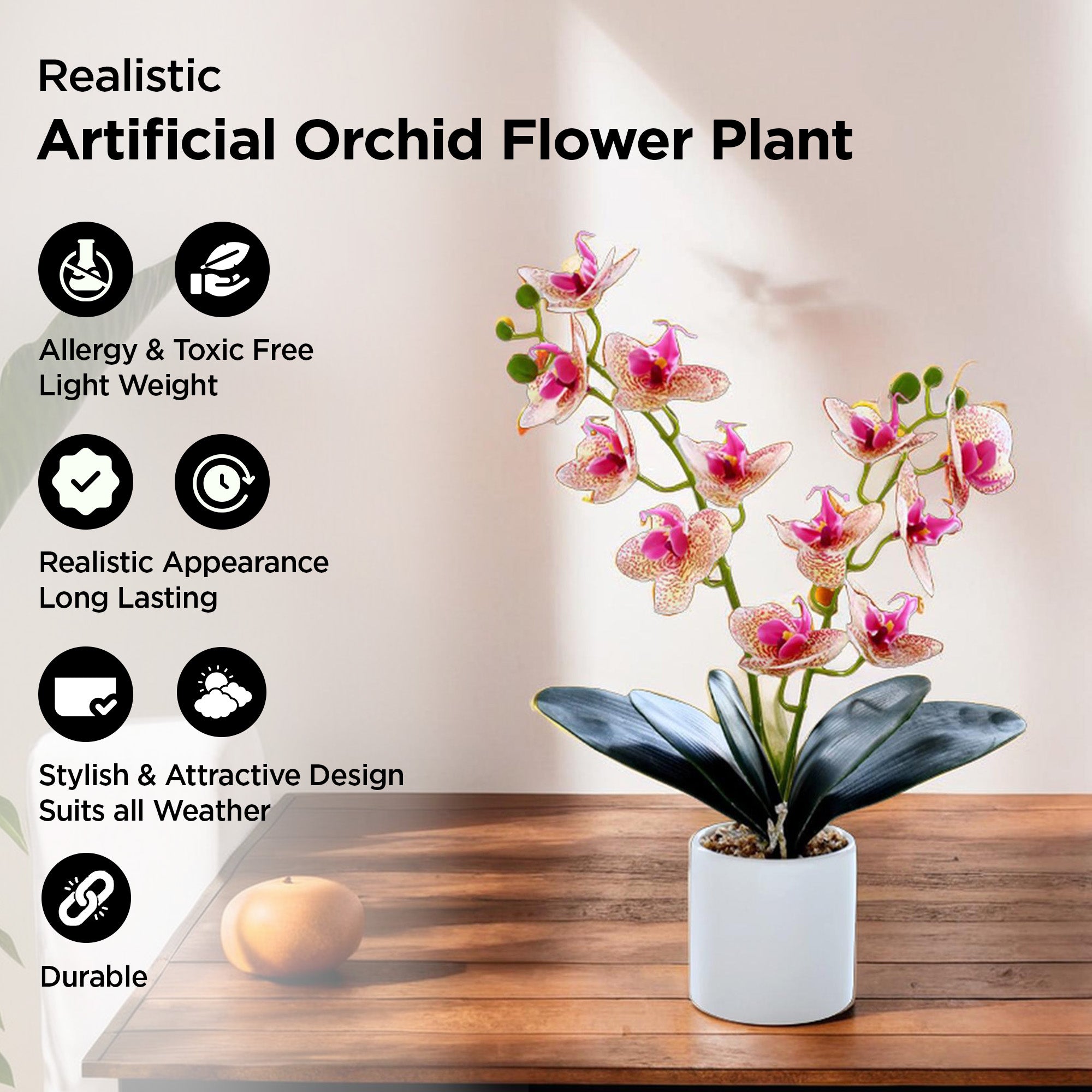 UMAI artificial orchid - Bedroom enhancement