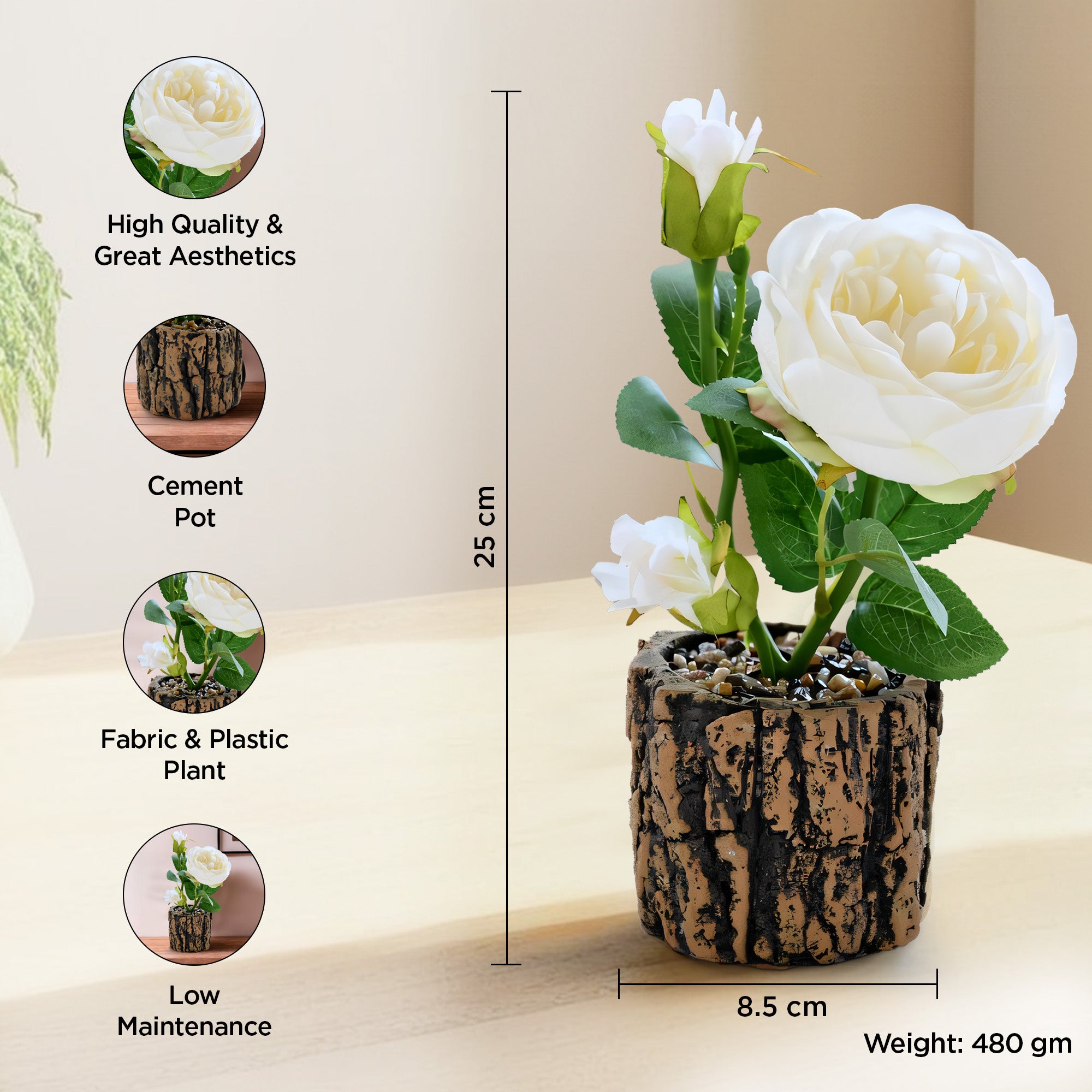 UMAI artificial plant - reception table centerpiece