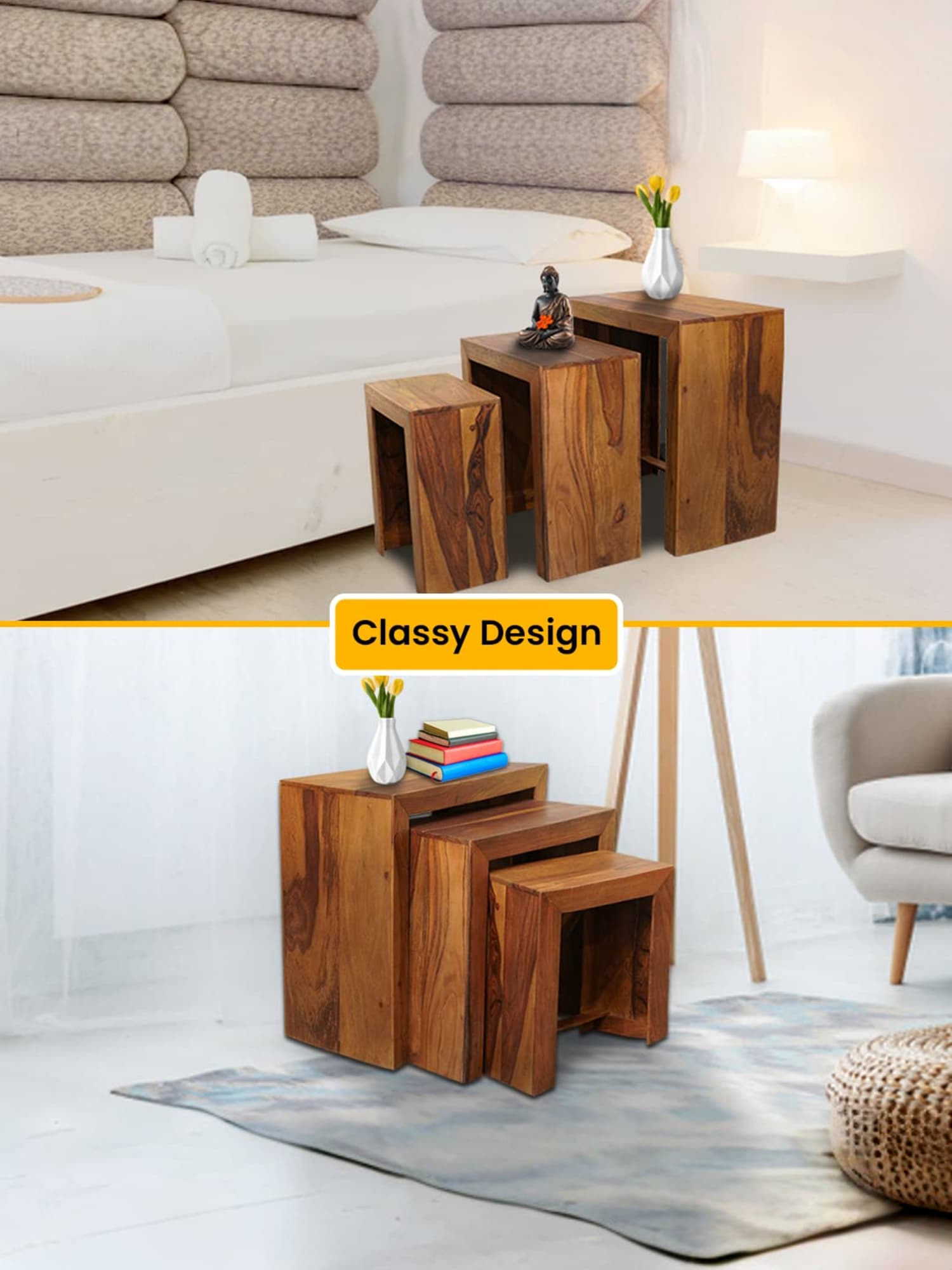 Living Room Modern Wooden Stool Design USHA SHRIRAM Wooden Stool