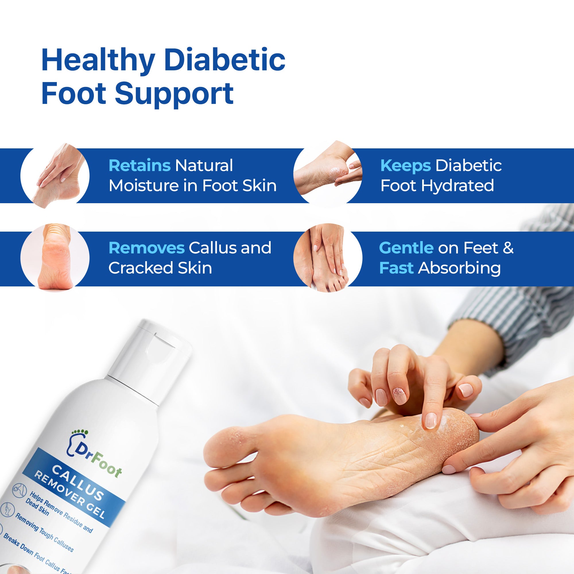 Dr Foot Callus Remover Gel - moisturizing gel after workouts