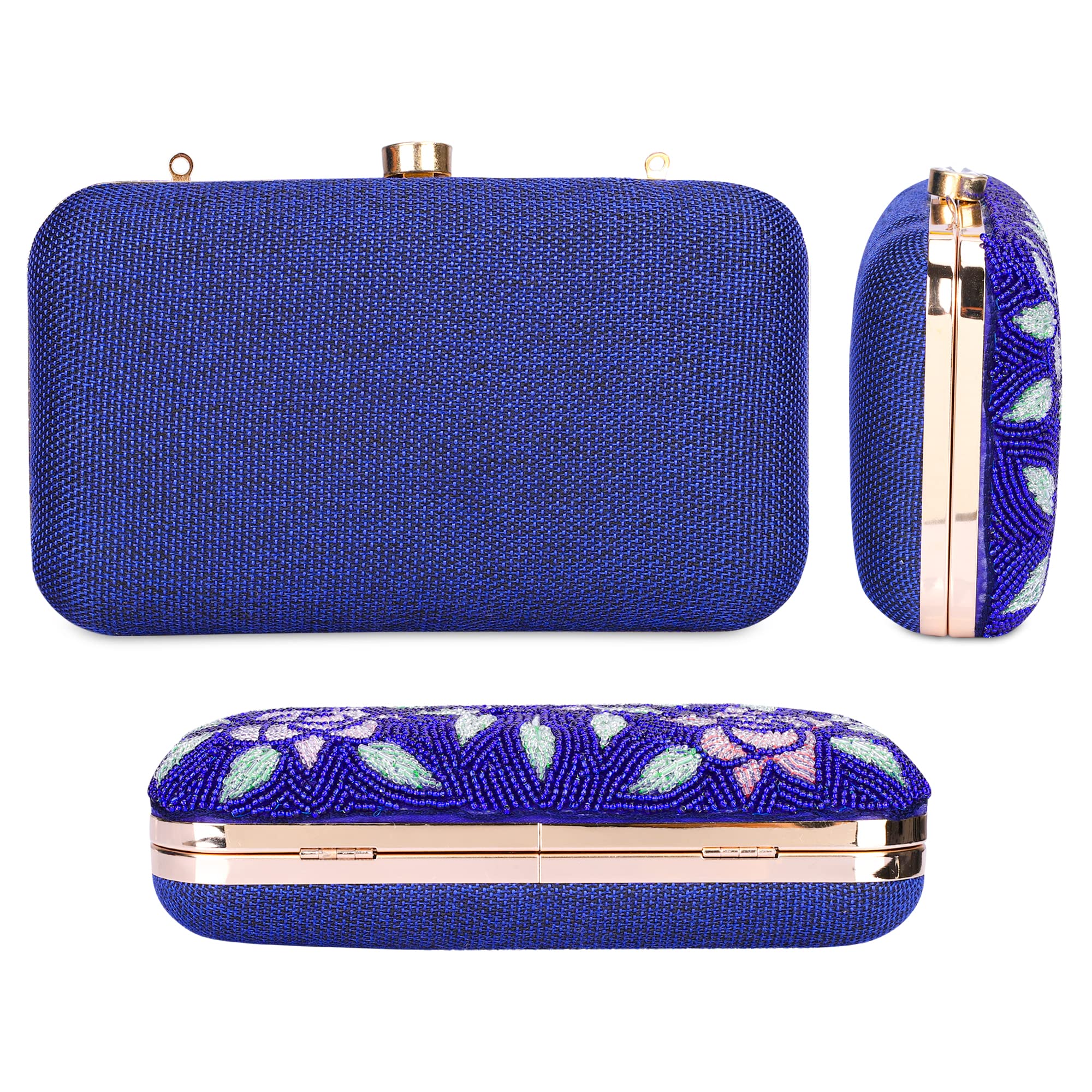 Clownfish Royal Blue Clutch - Perfect Size for iPhone