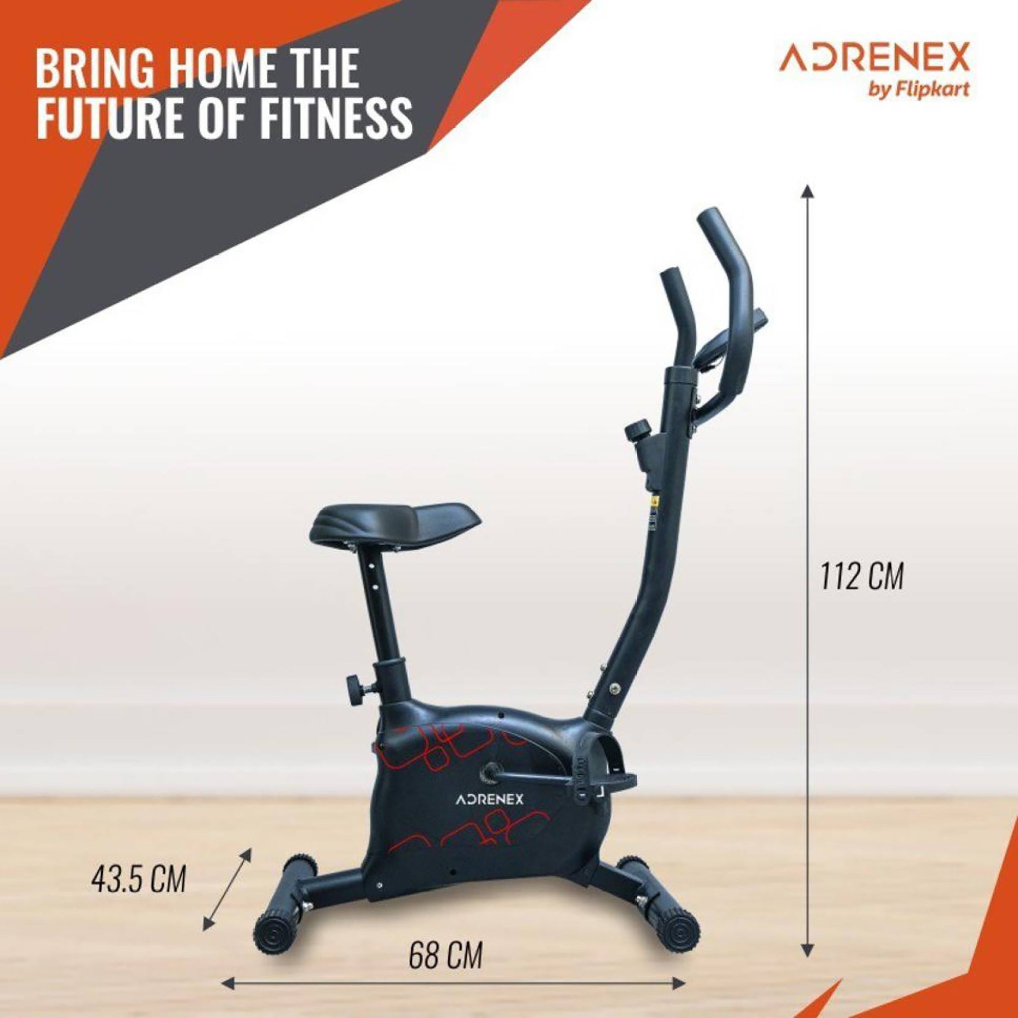 Reach black exercise bike - fitness for all ages