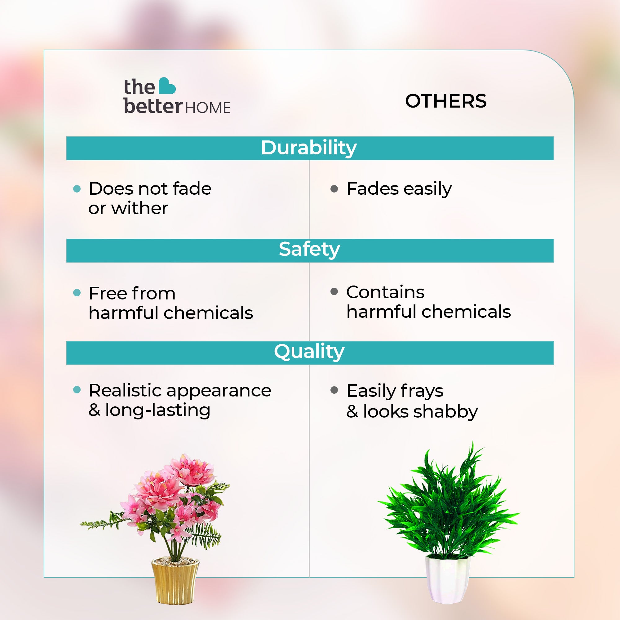 The Better Home artificial pink dahlia - office desk decoration
