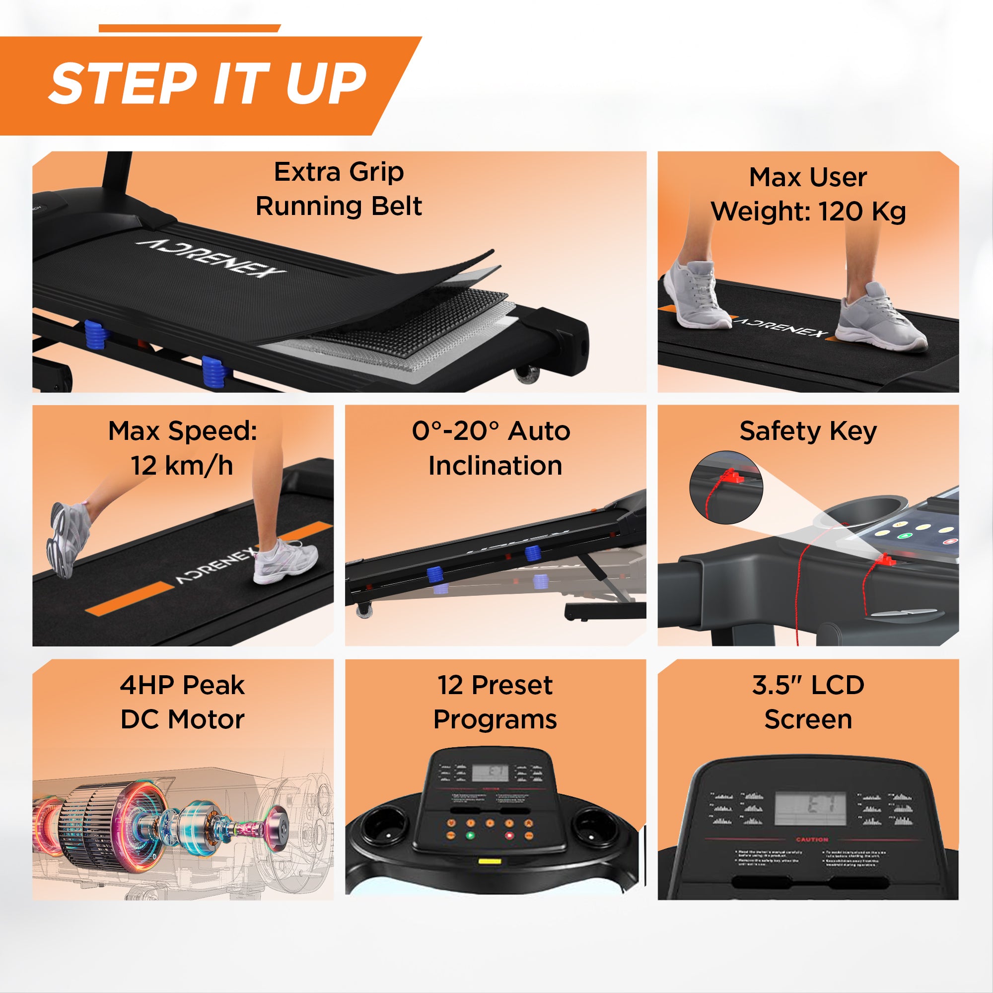 Reach Majesty Prime S2 - Foldable treadmill for easy storage