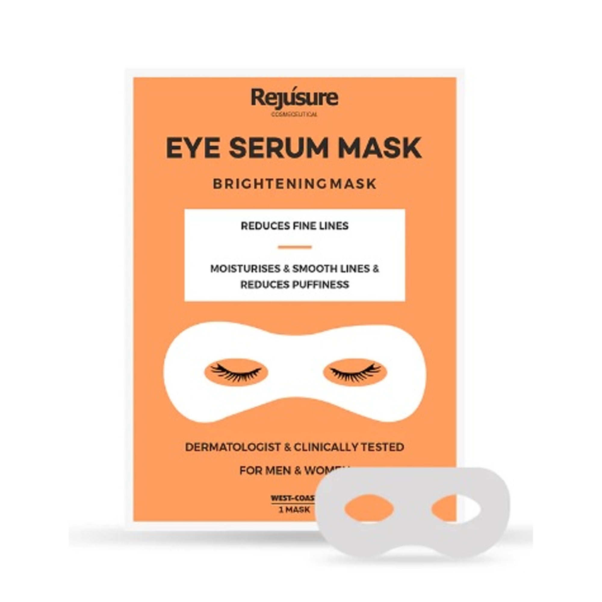 Rejusure eye serum mask - travel-friendly self-care solution