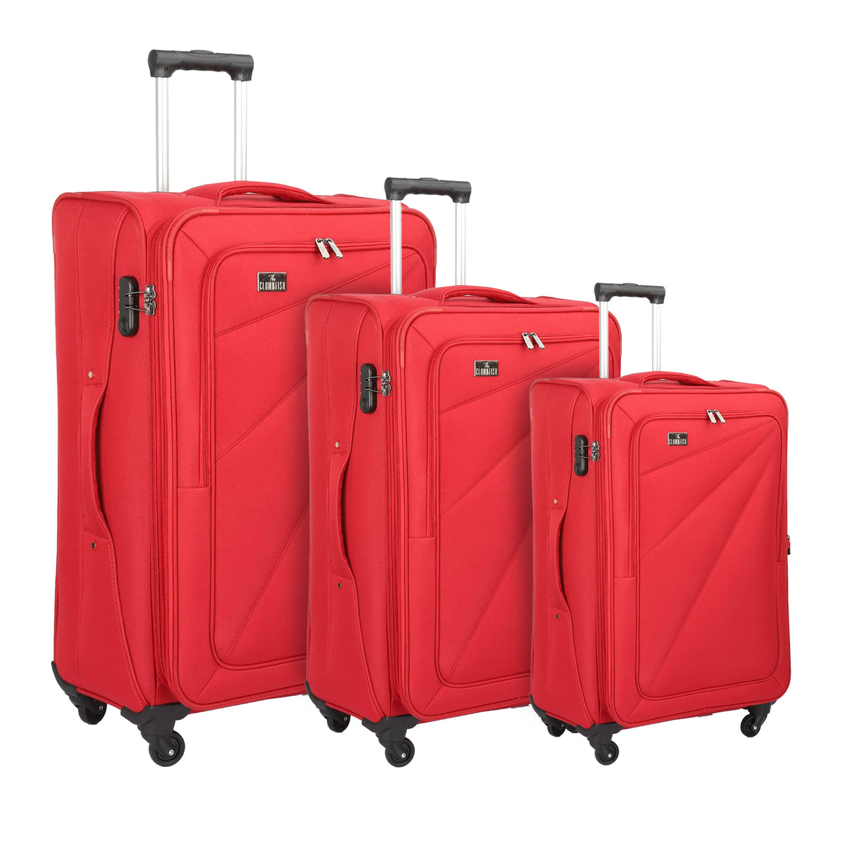 Clownfish Farren Trolley Bag Set - Travel Essentials