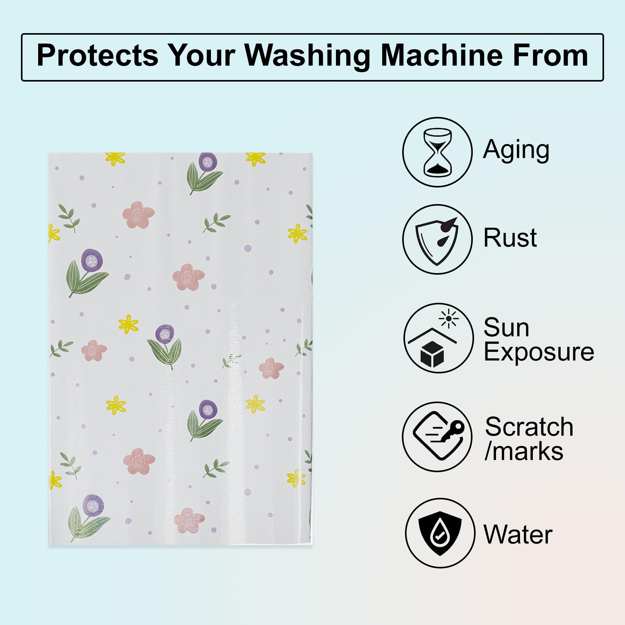 Kuber Industries washing machine cover - Dust proof design