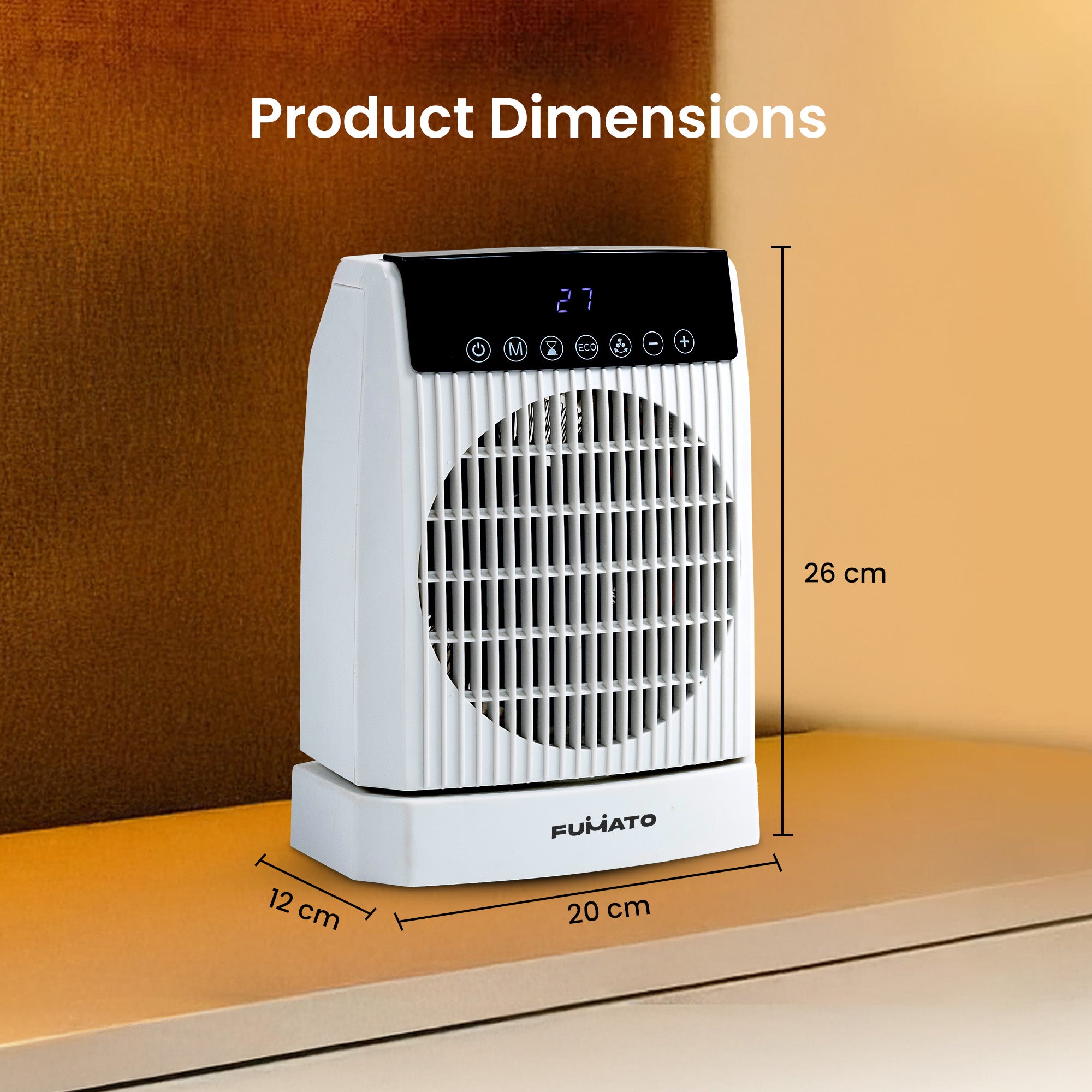 Fumato Room Heater - Safe heating for home gatherings