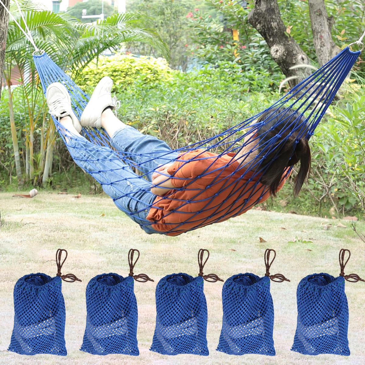 Kuber hammock - easy setup with ropes