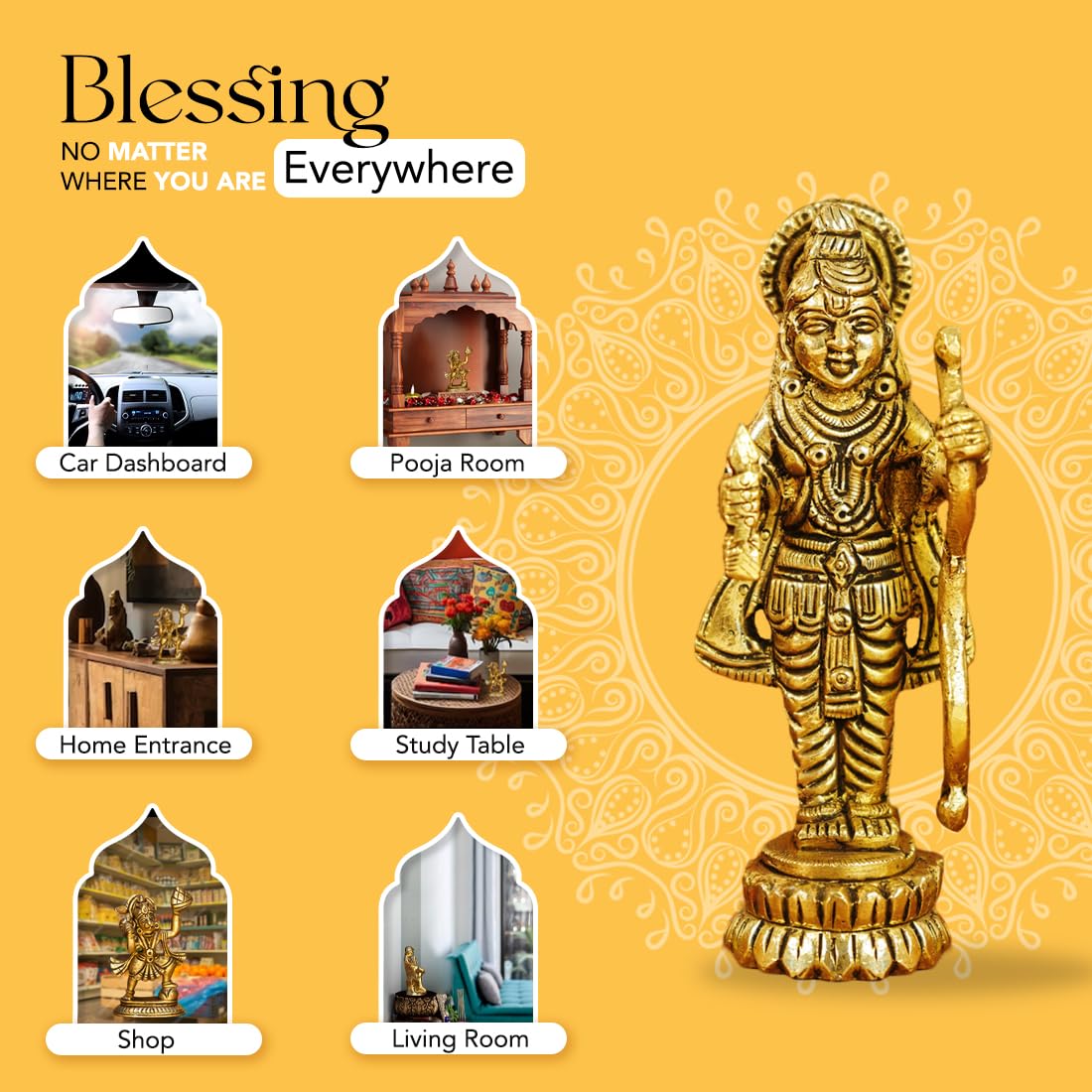 Ekhasa Lord Rama Idol - Perfect wedding gift