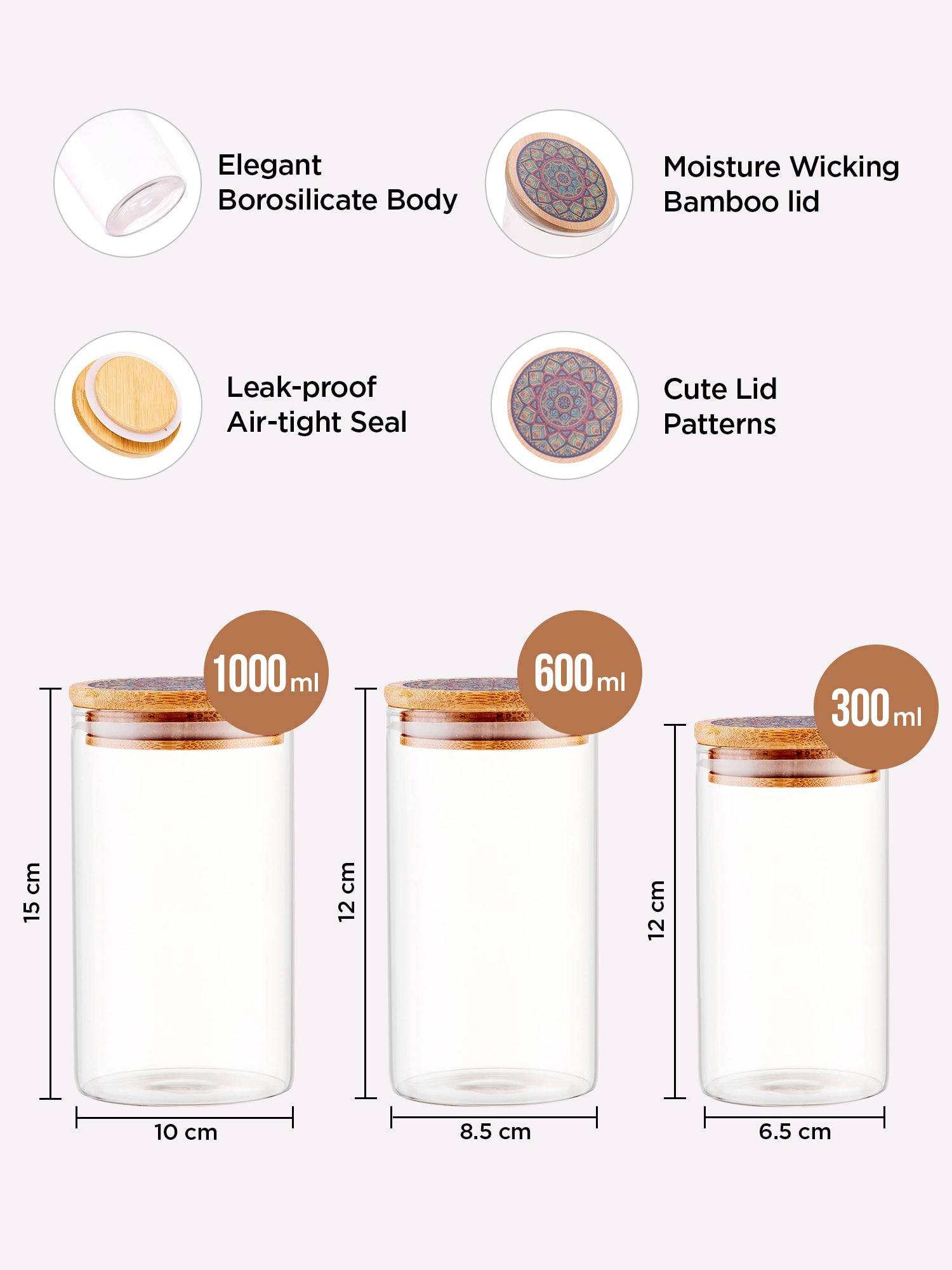 The Better Home borosilicate jar - multi-use kitchen container
