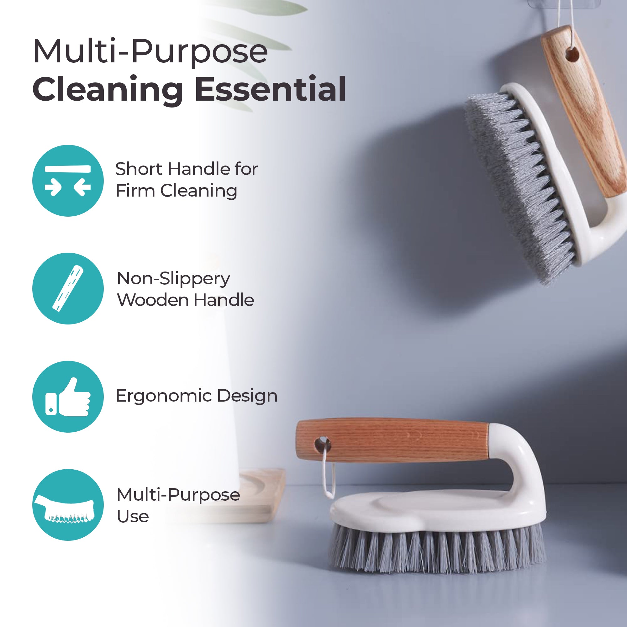 The Better Home Wooden Multi-Purpose Cleaning Brush ...