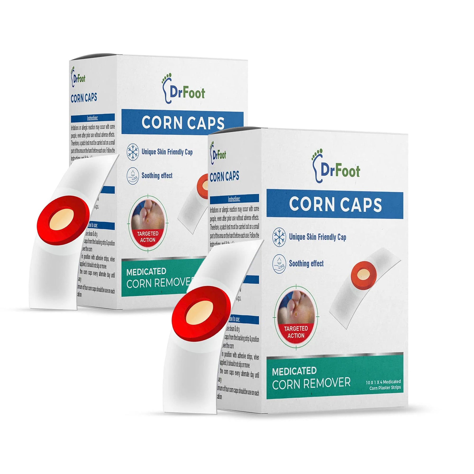 Dr Foot Corn Caps - Comfort while wearing socks