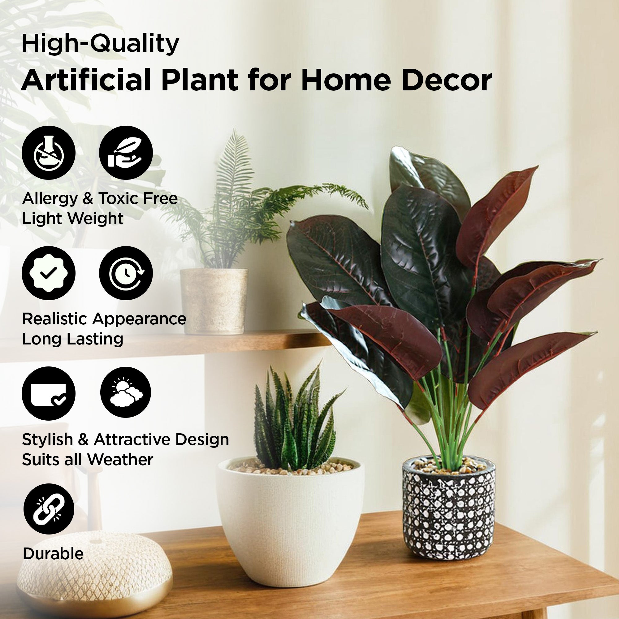 UMAI artificial plant - vibrant corner decoration