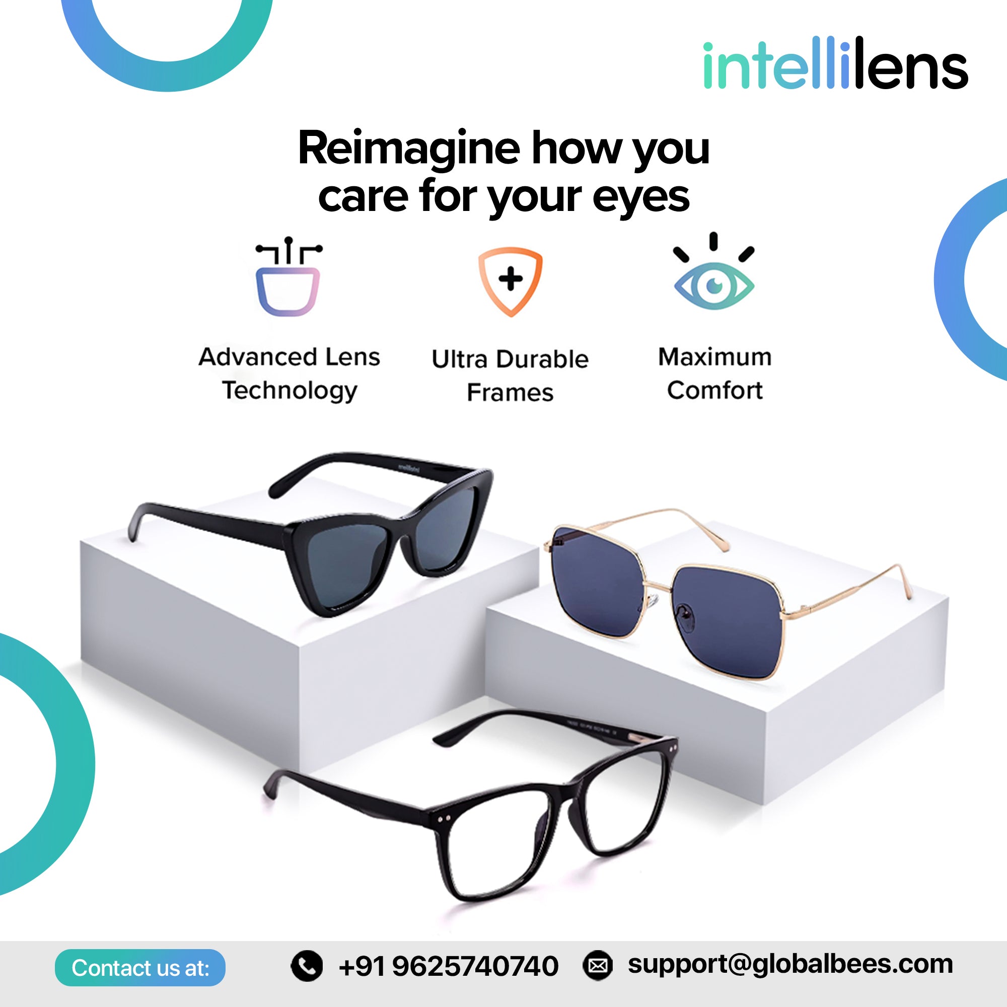 Intellilens sunglasses - stylish protection for digital use