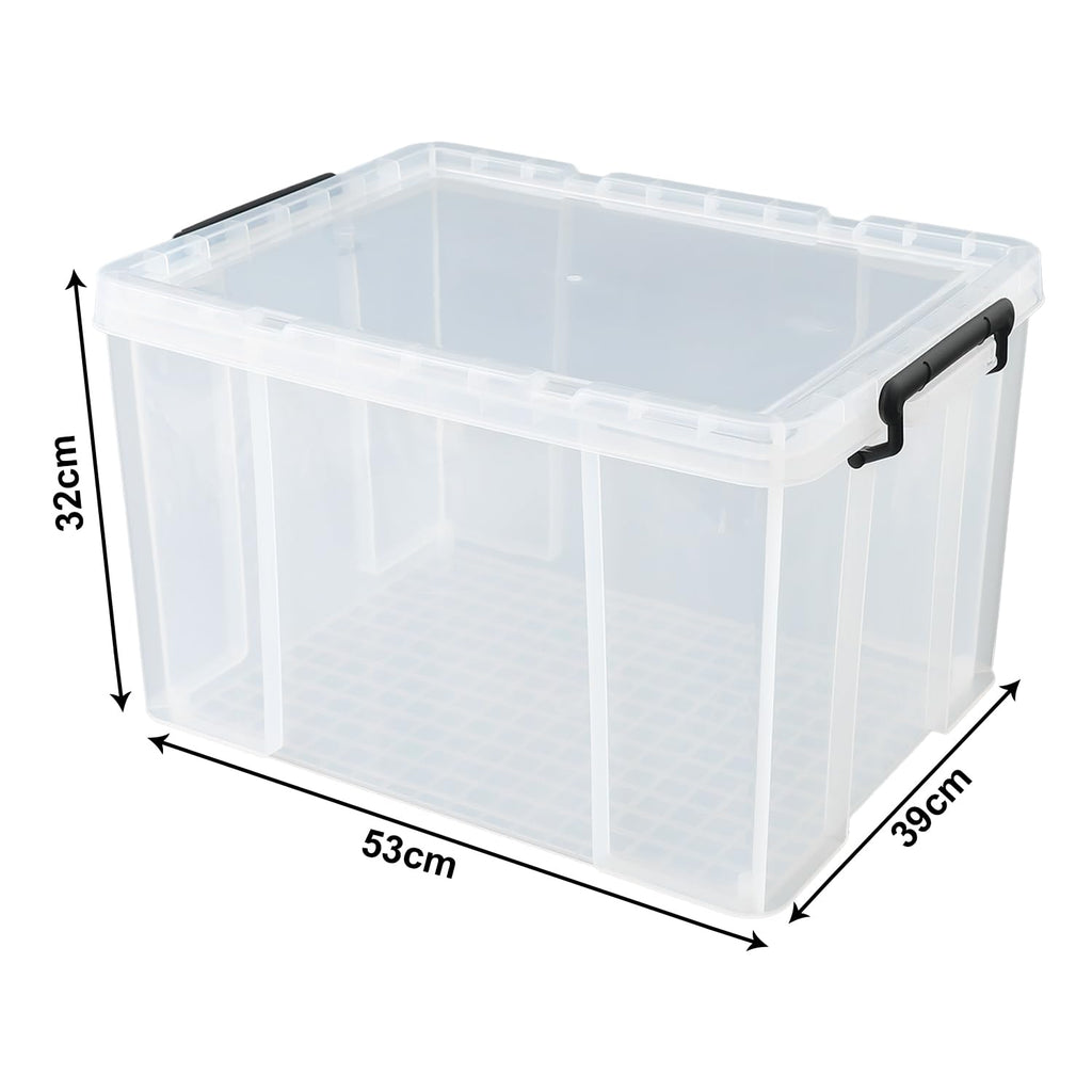 Kuber Industries Pack of 5 Transparent Storage Box | Storage Box with ...