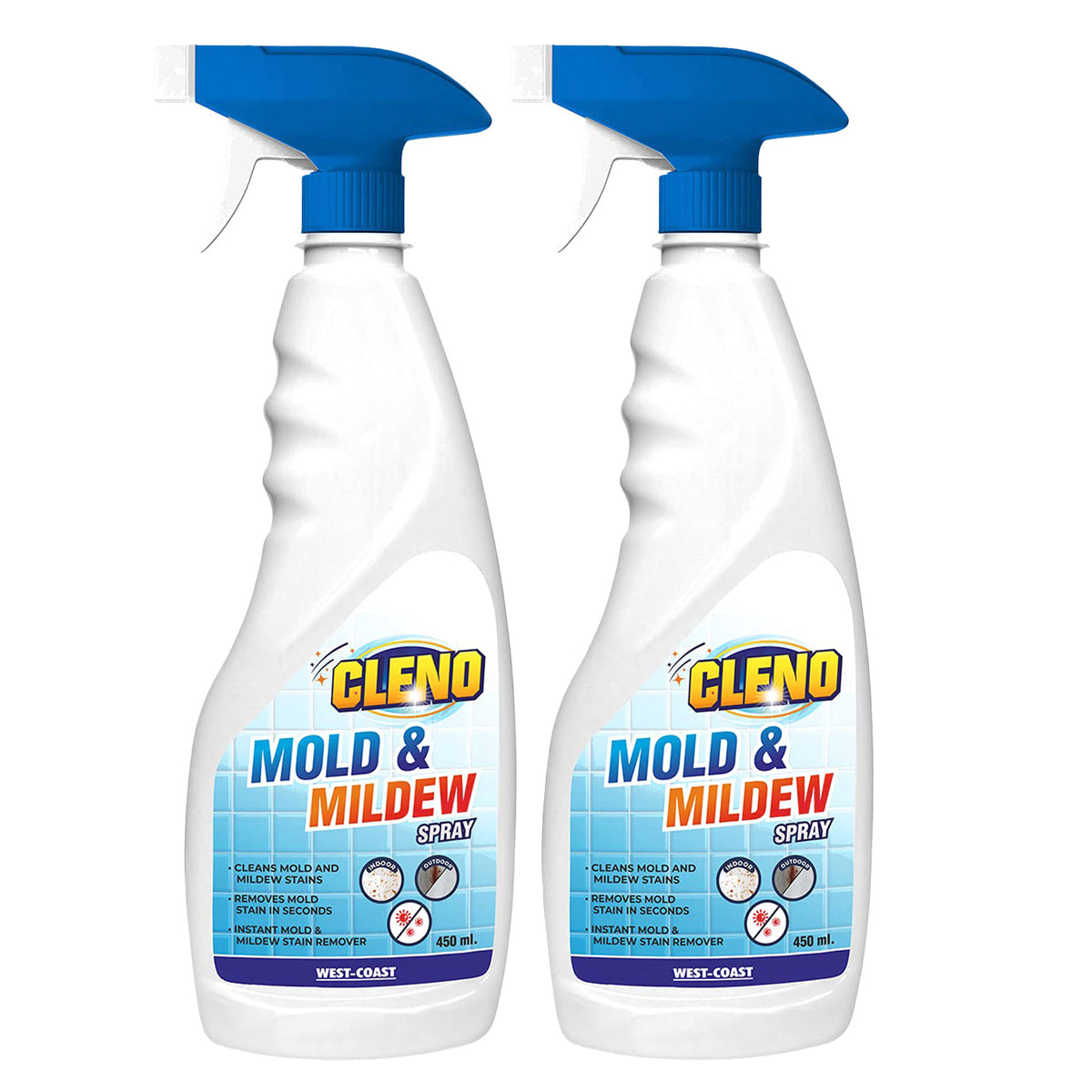 Cleno Mold Mildew Cleaner Spray - Fresh Scent for Home