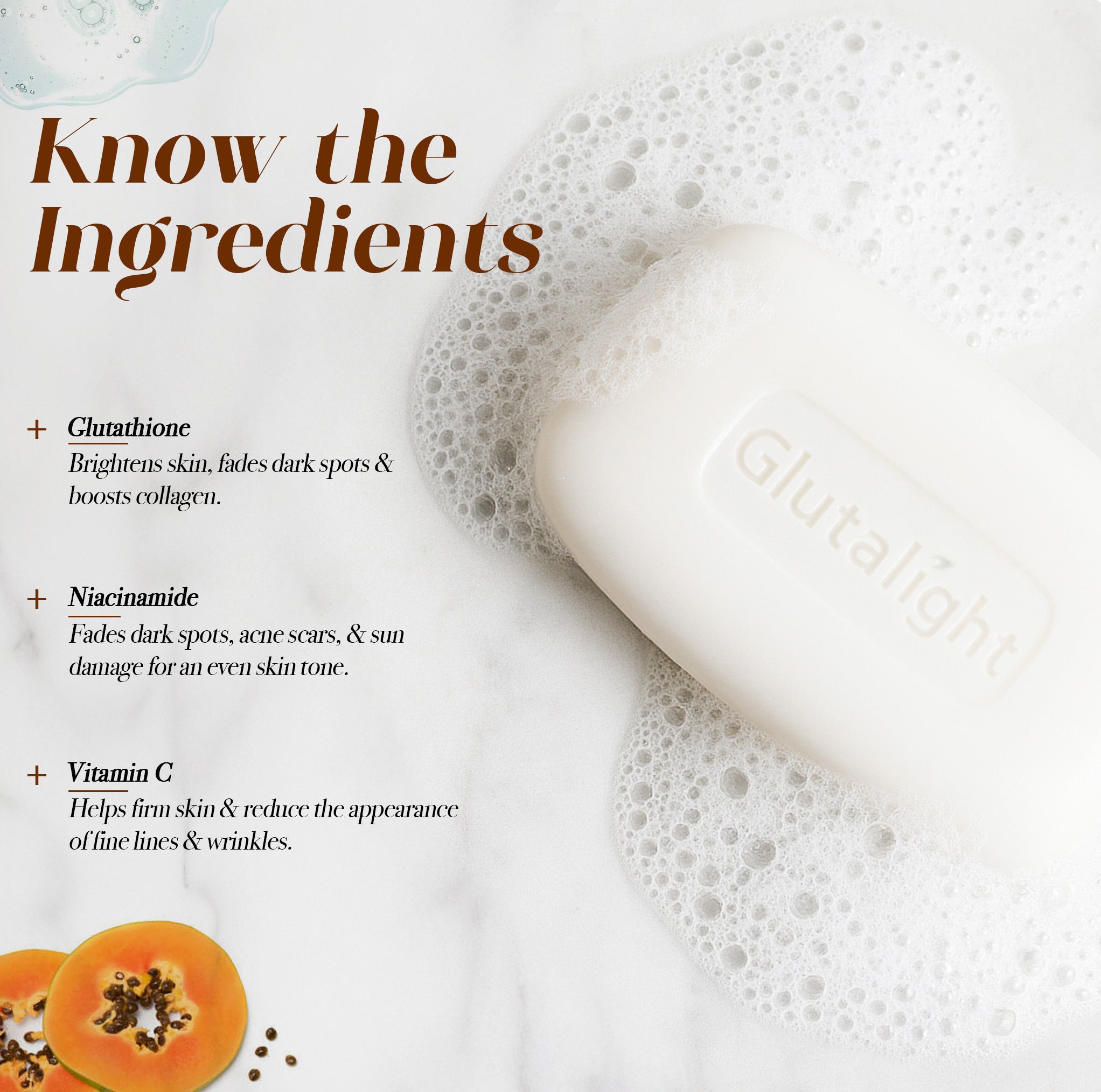Glutalight Skin Lightening Soap with 1% Glutathione |Reduces Dark – GlobalBees Shop