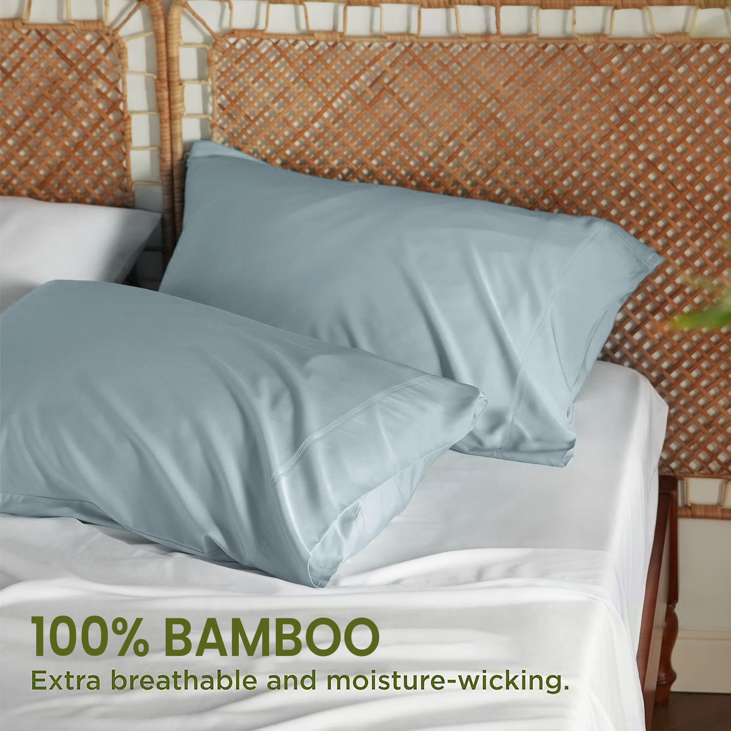 Mush bamboo pillow cover - hypoallergenic comfort