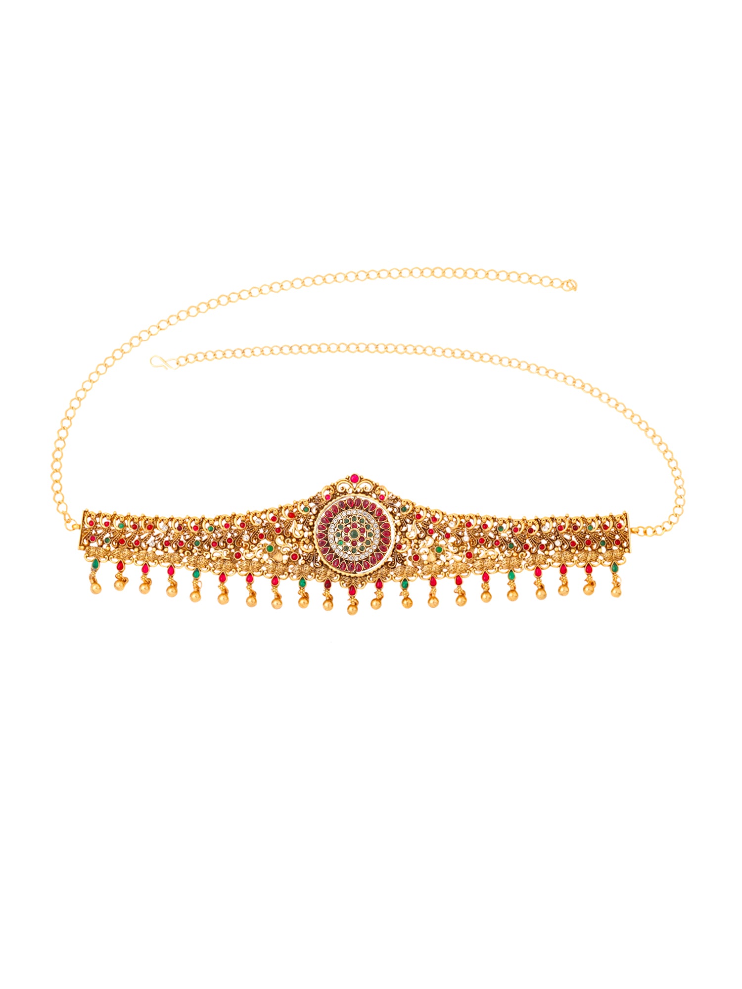 Yellow Chimes Kamarbandh - Elegant wedding accessory