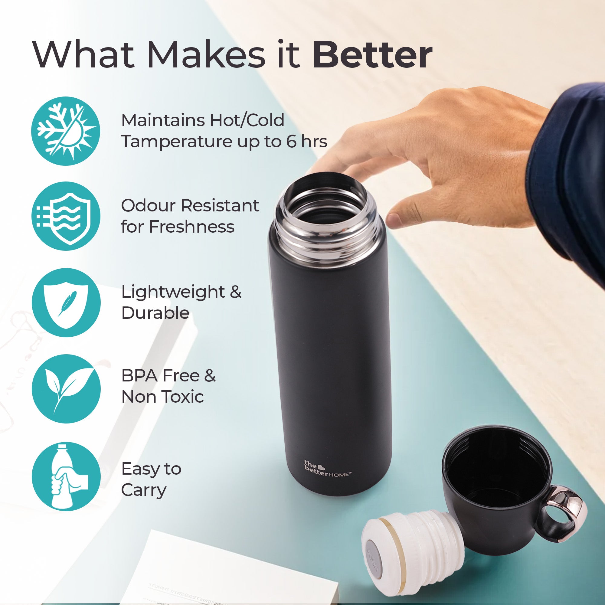 500 Ml Tea Coffee Thermos The Better Home Insulated Flask 500ml