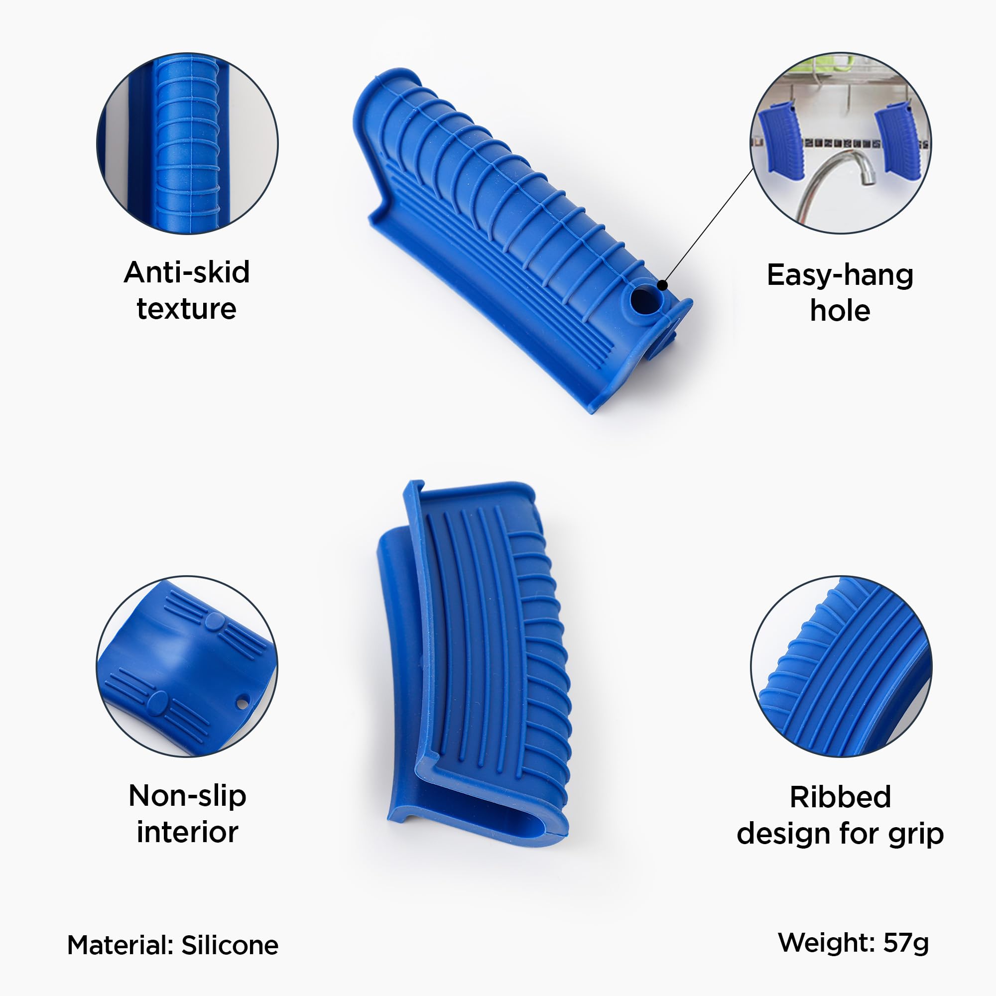 UMAI Silicone Hot Handle Holders - Heat resistant protectors