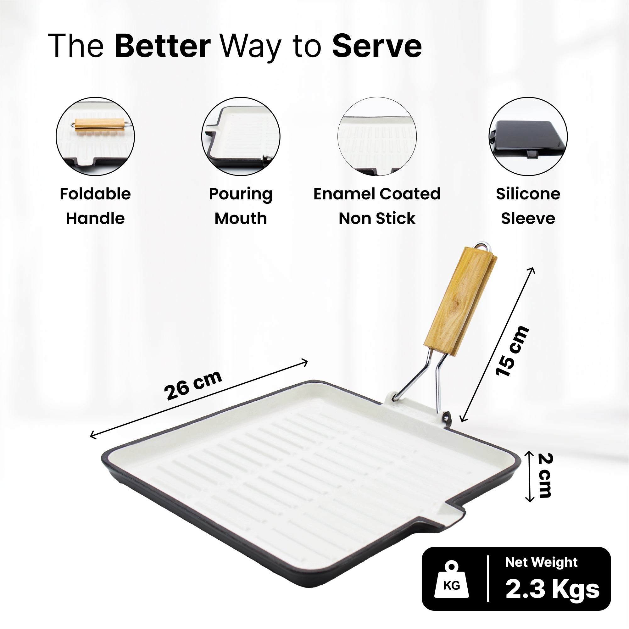 The Better Home cast iron pan - Perfect for BBQs