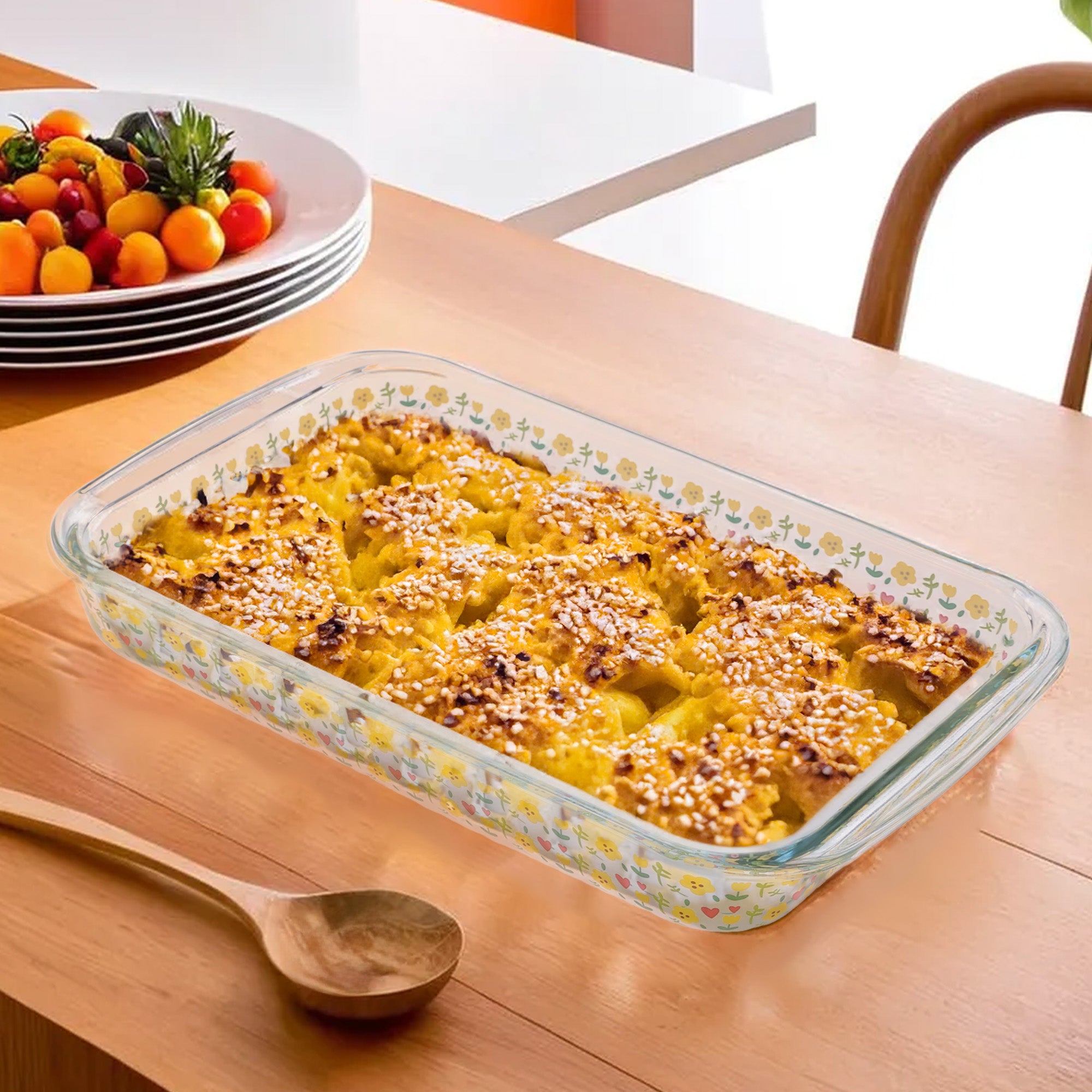 UMAI 1600ml Borosilicate Glass Baking Tray - elegant dining serving
