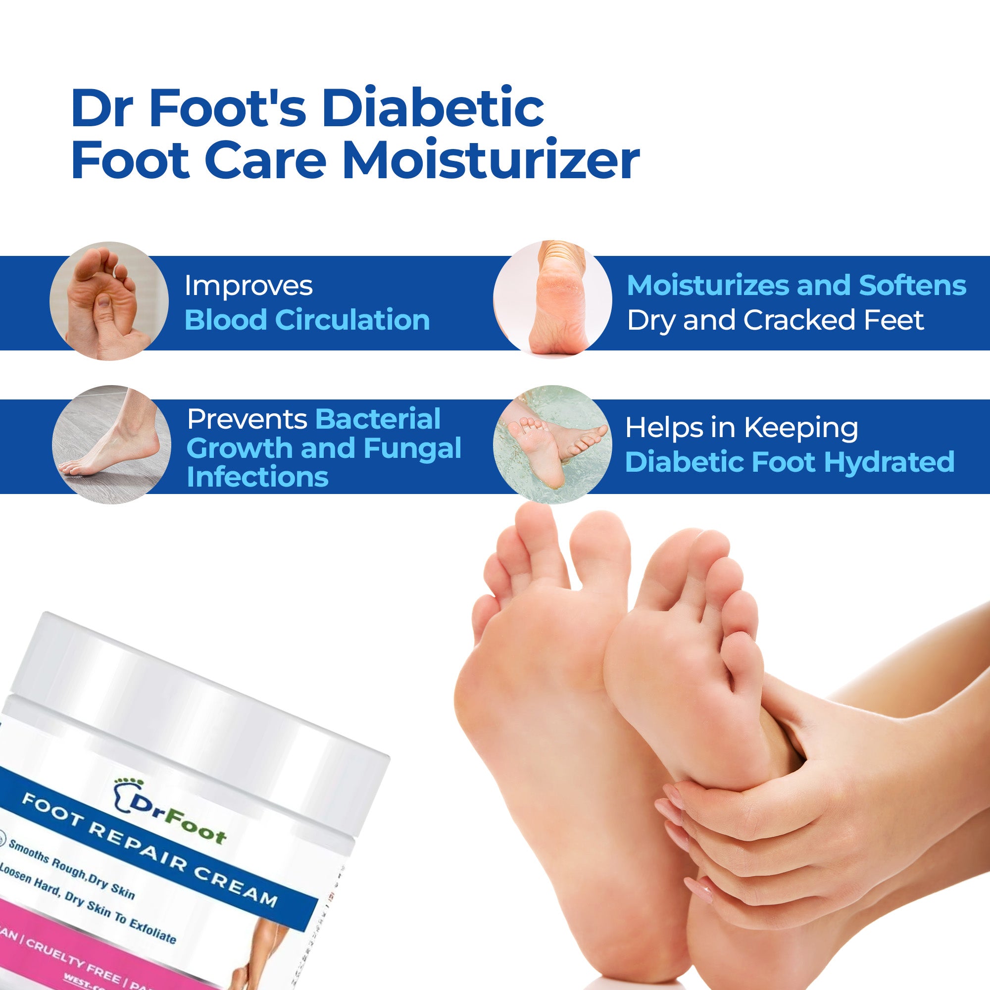 Dr Foot lemongrass cream - nourishes and revitalizes tired feet