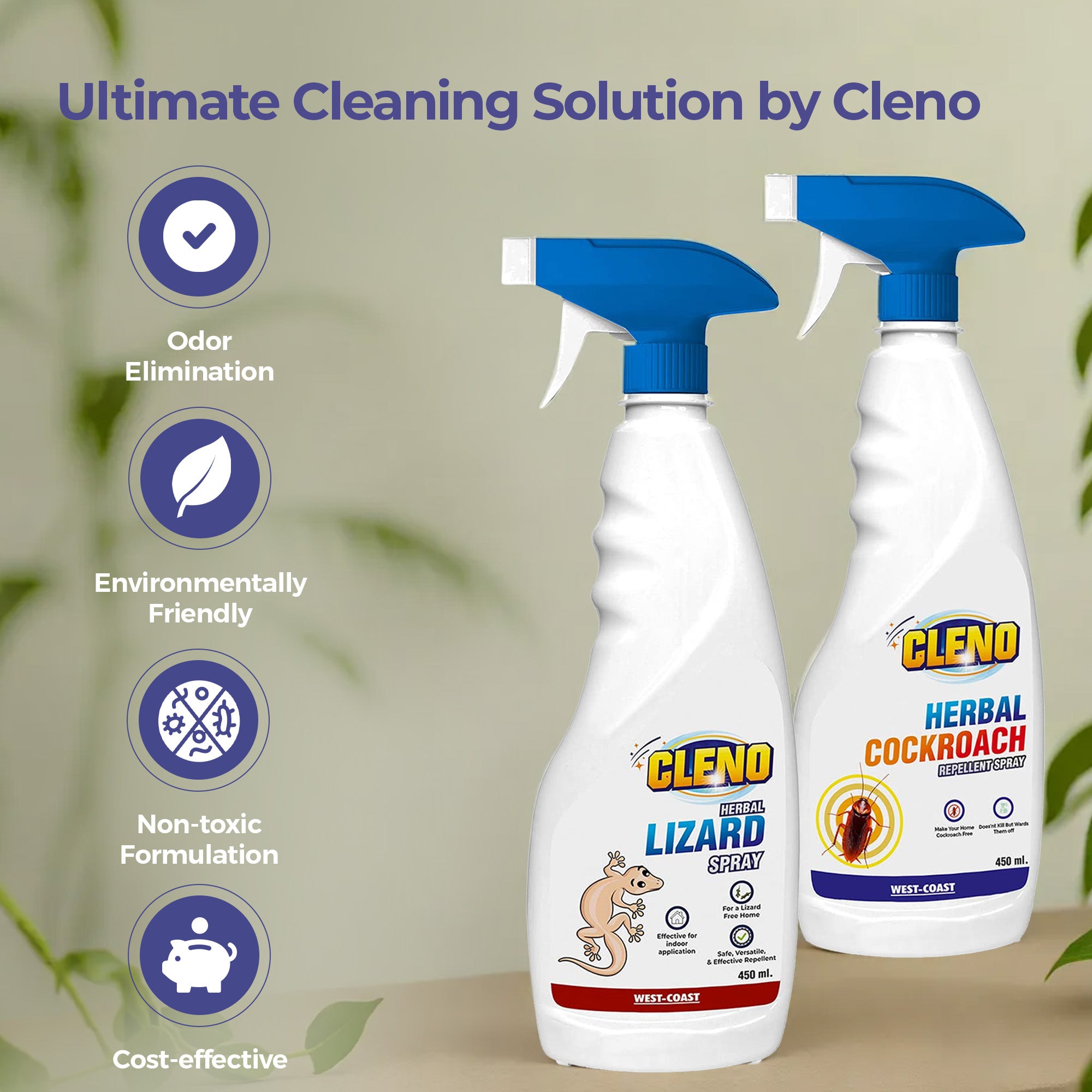 Cleno insect repellent spray - Easy application