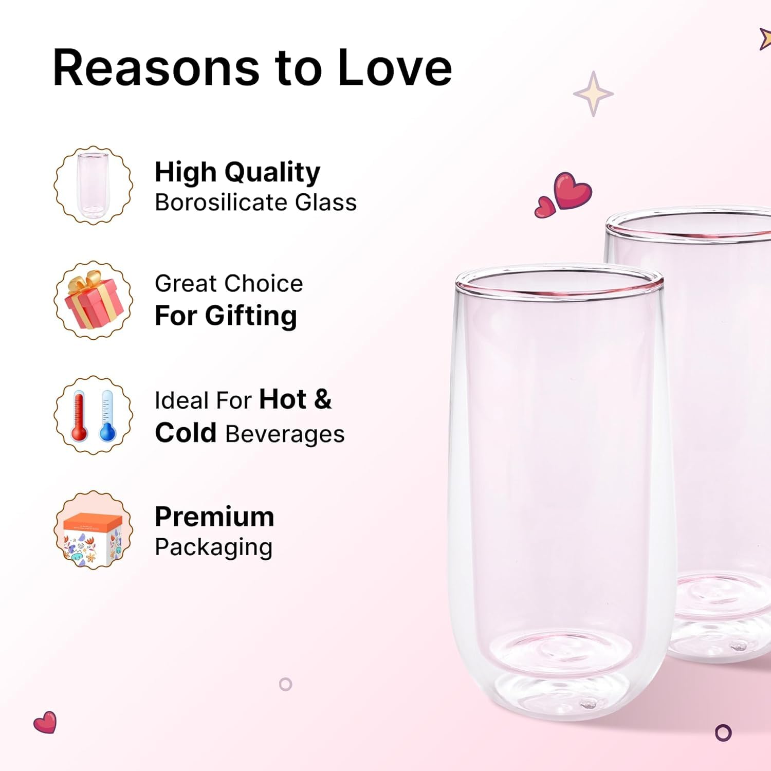Kuber Industries borosilicate glass - stylish for office