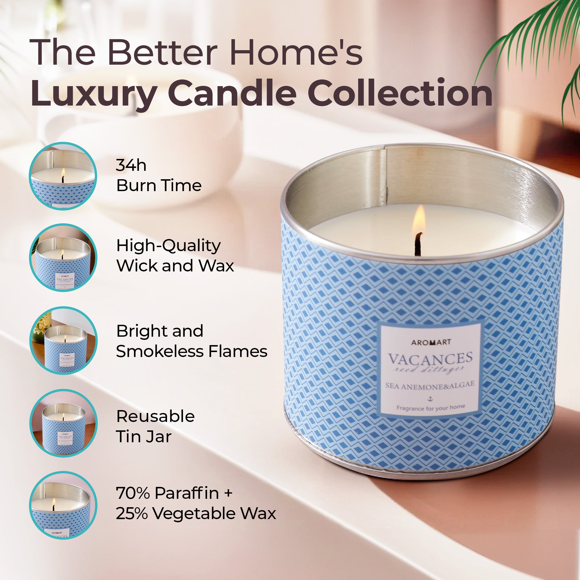 The Better Home scented candles - relaxing meditation support