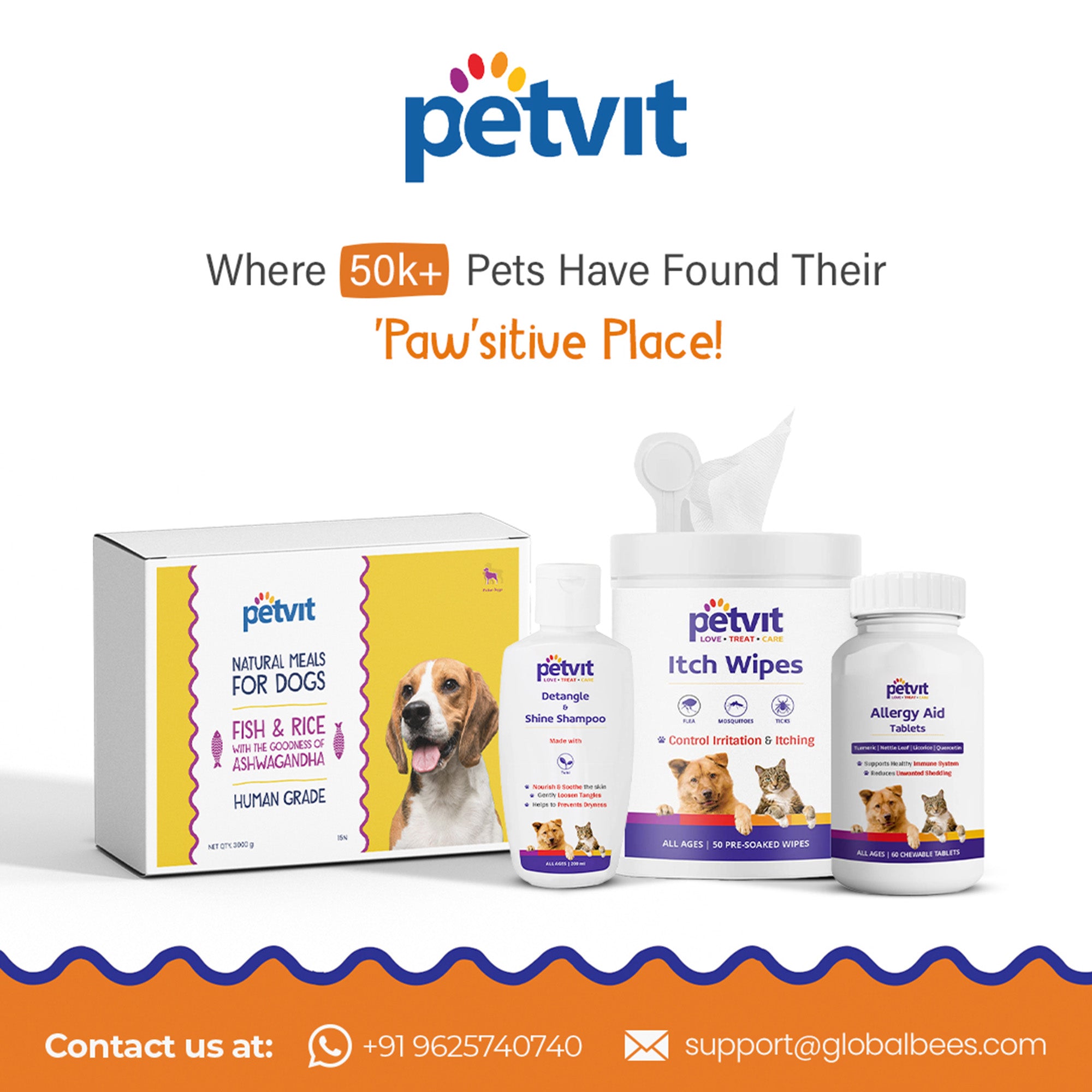 Petvit Dog Itching Relief Spray - Immediate comfort for pets