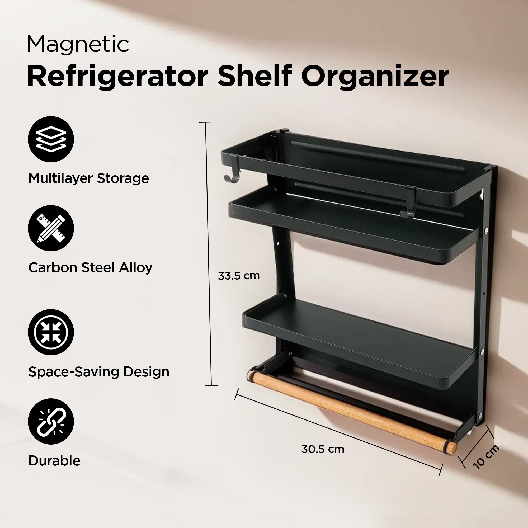 UMAI kitchen storage rack - compact kitchen solution
