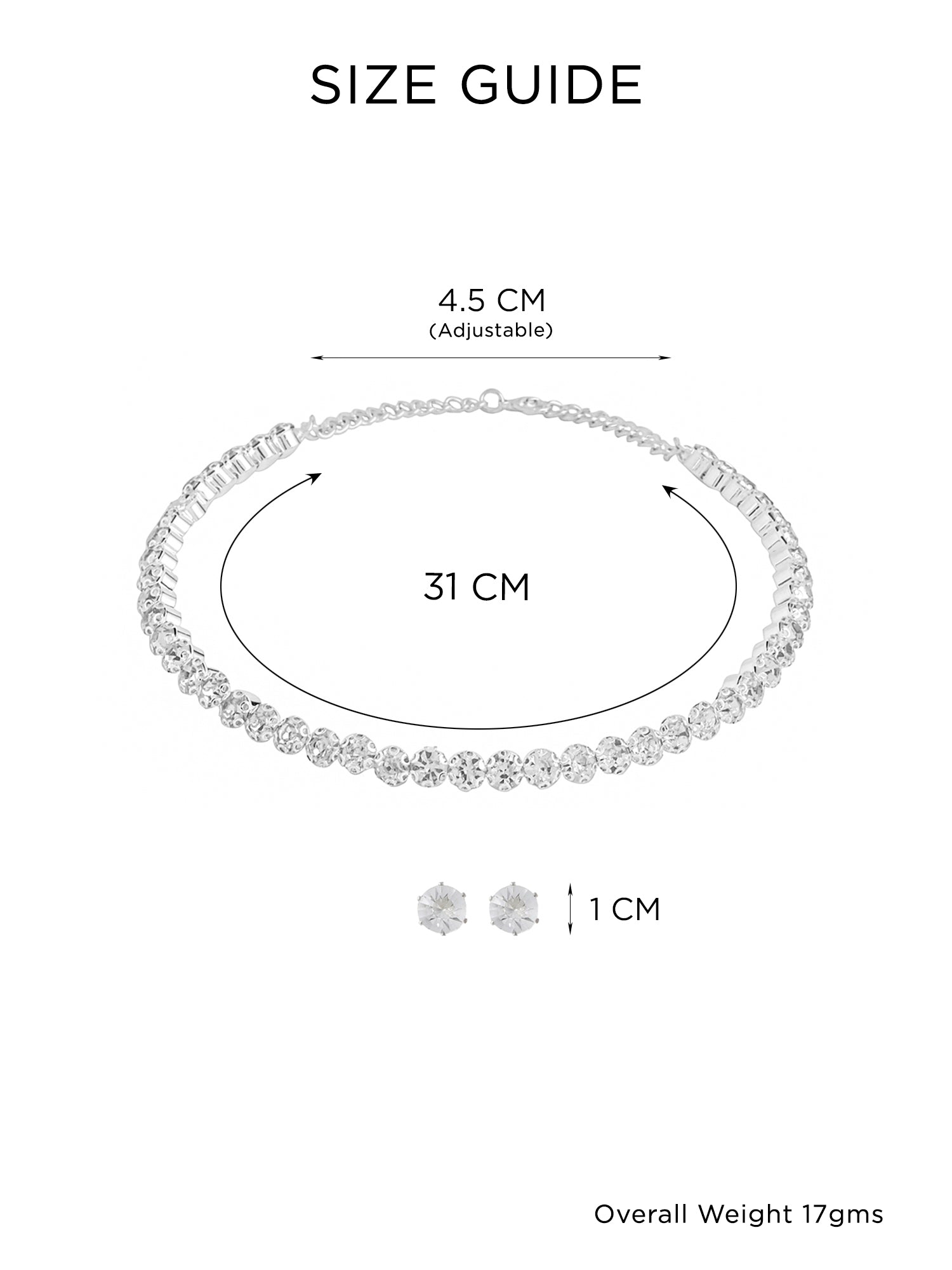 Yellow Chimes rhodium plated earrings - stylish prom jewellery