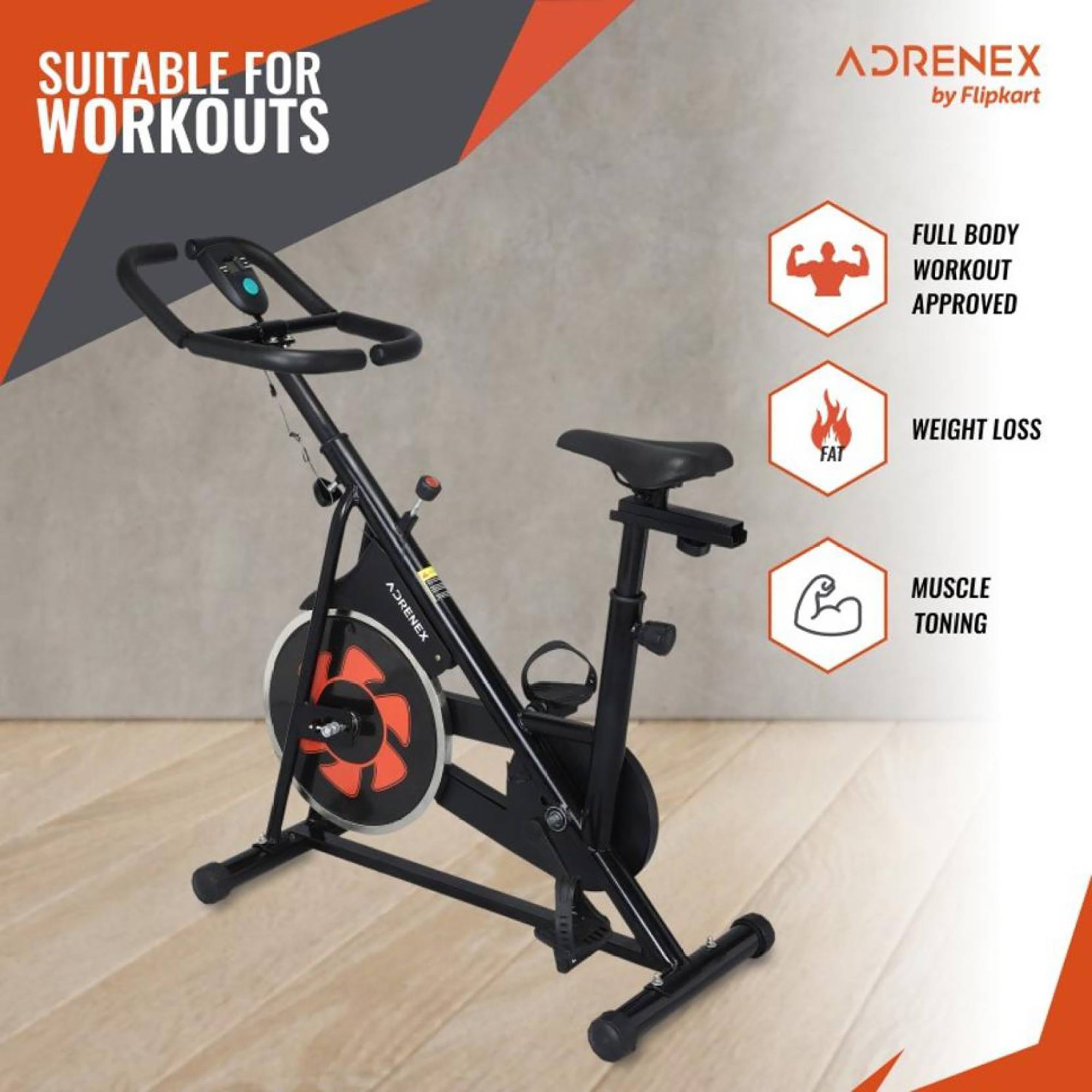 Reach Adrenex Spin-700 - Compact design indoor cycling