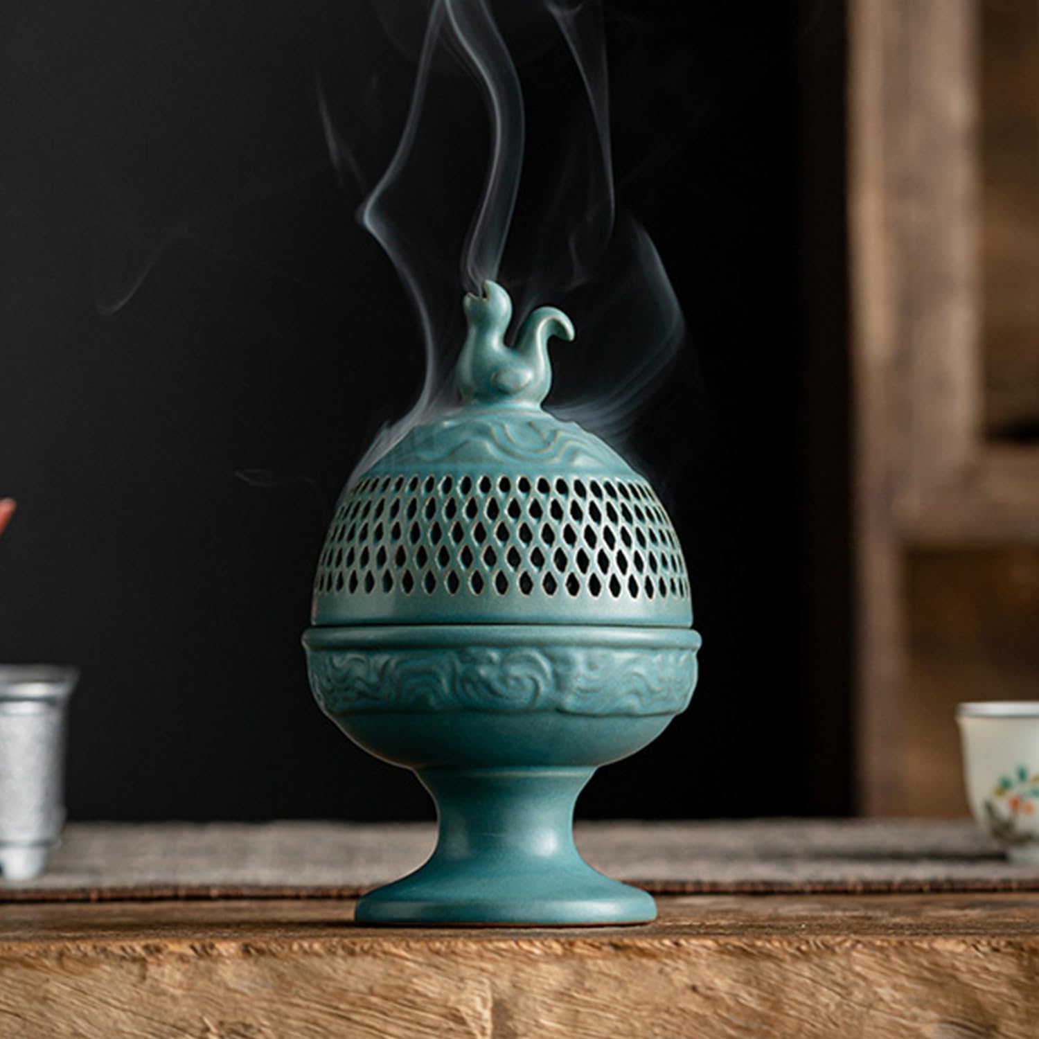 Ekhasa Ceramic Incense Holder - Enhances ambiance with soothing scents