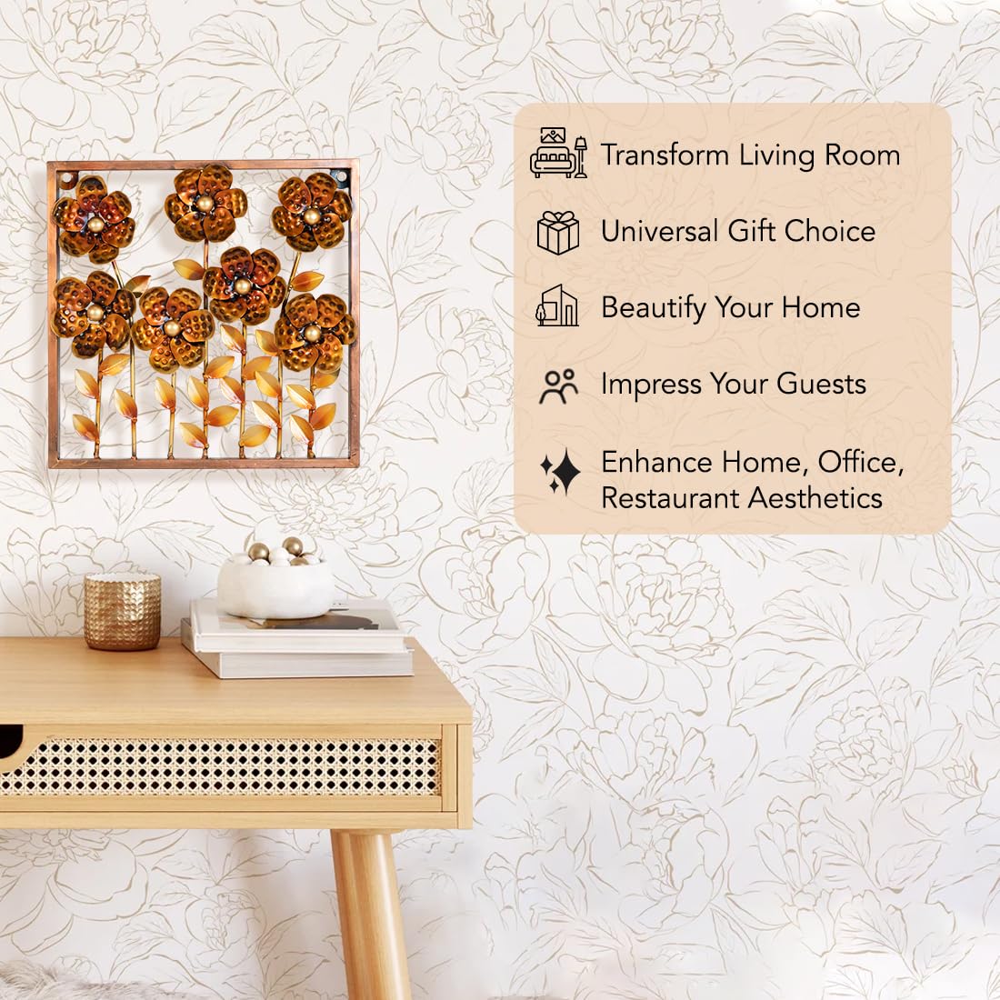 Ekhasa Metal Sculpture - Bedroom Wall Art